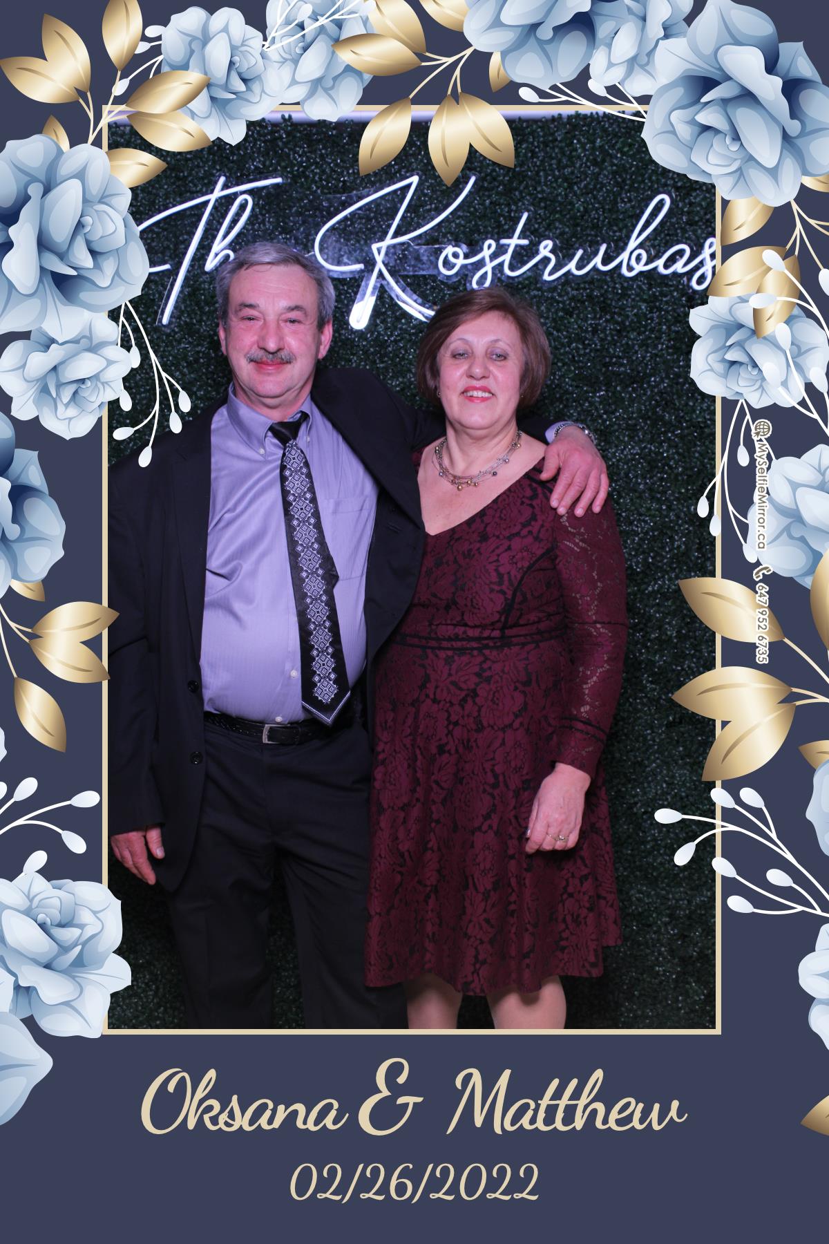 Oksana + Matthew | View more photos from the event at gallery.myselfiemirror.ca/u/romanmyselfiemirrorca/Oksana-Matthew