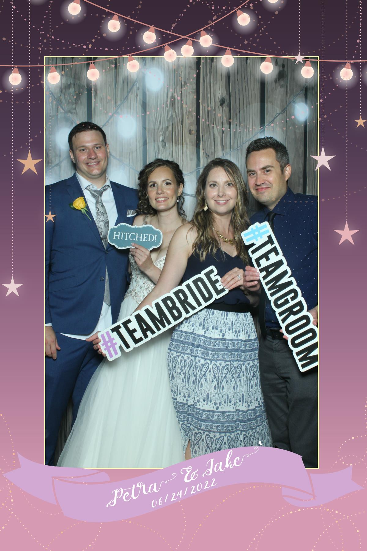 Petra & Jake | View more photos from the event at gallery.myselfiemirror.ca/u/romanmyselfiemirrorca/Petra-Jake