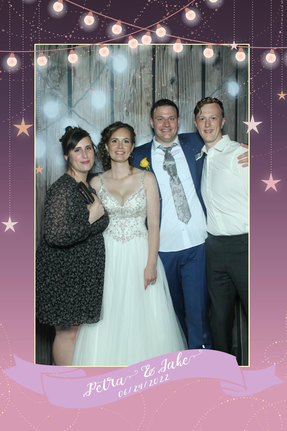 Petra & Jake | View more photos from the event at gallery.myselfiemirror.ca/u/romanmyselfiemirrorca/Petra-Jake