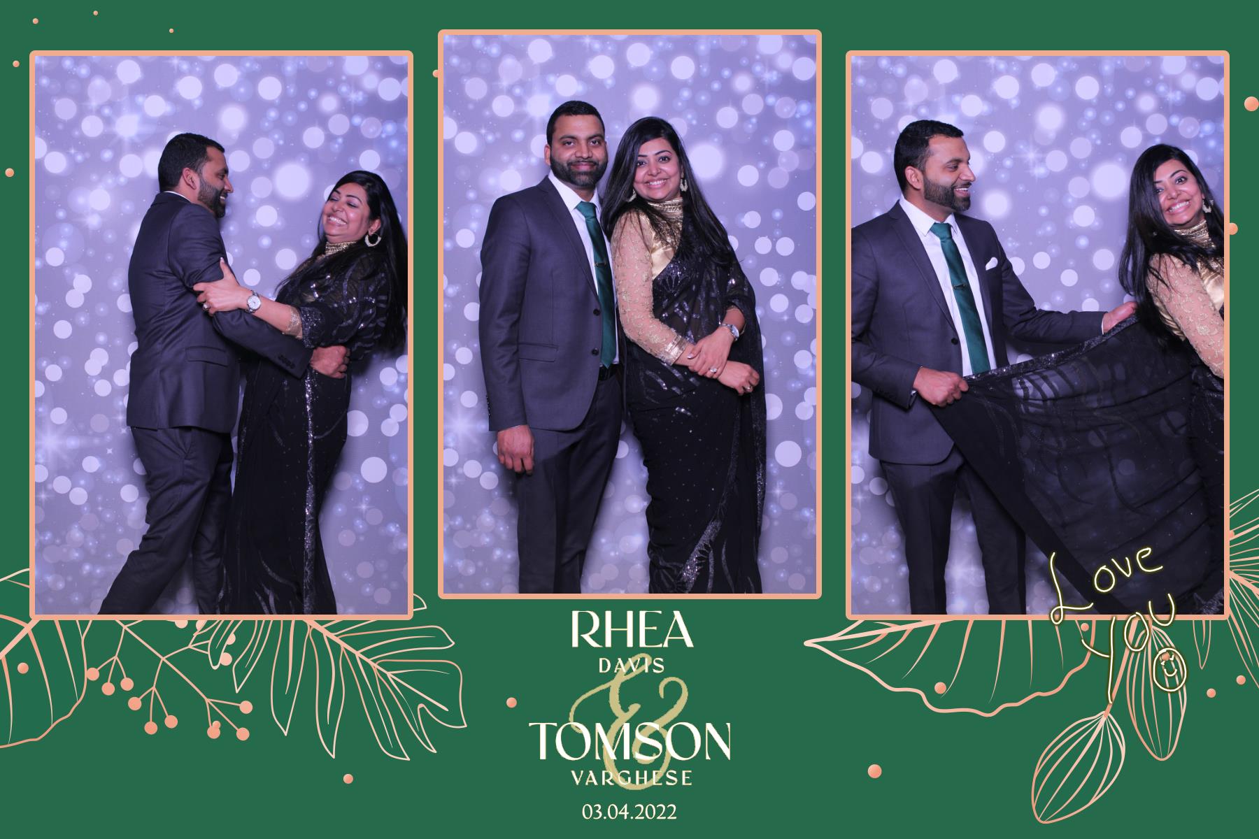 Rhea & Tomson | View more photos from the event at gallery.myselfiemirror.ca/u/romanmyselfiemirrorca/Rhea-Tomson