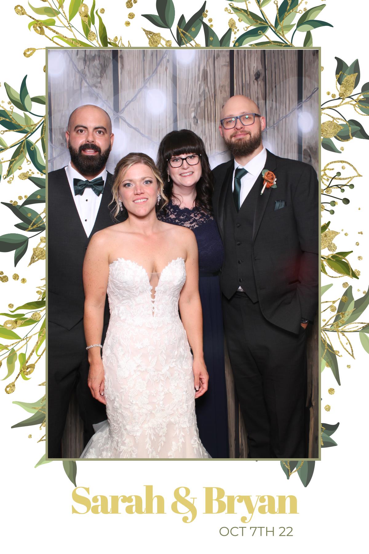 Sarah & Bryan  | View more photos from the event at gallery.myselfiemirror.ca/u/romanmyselfiemirrorca/Sarah-Bryan