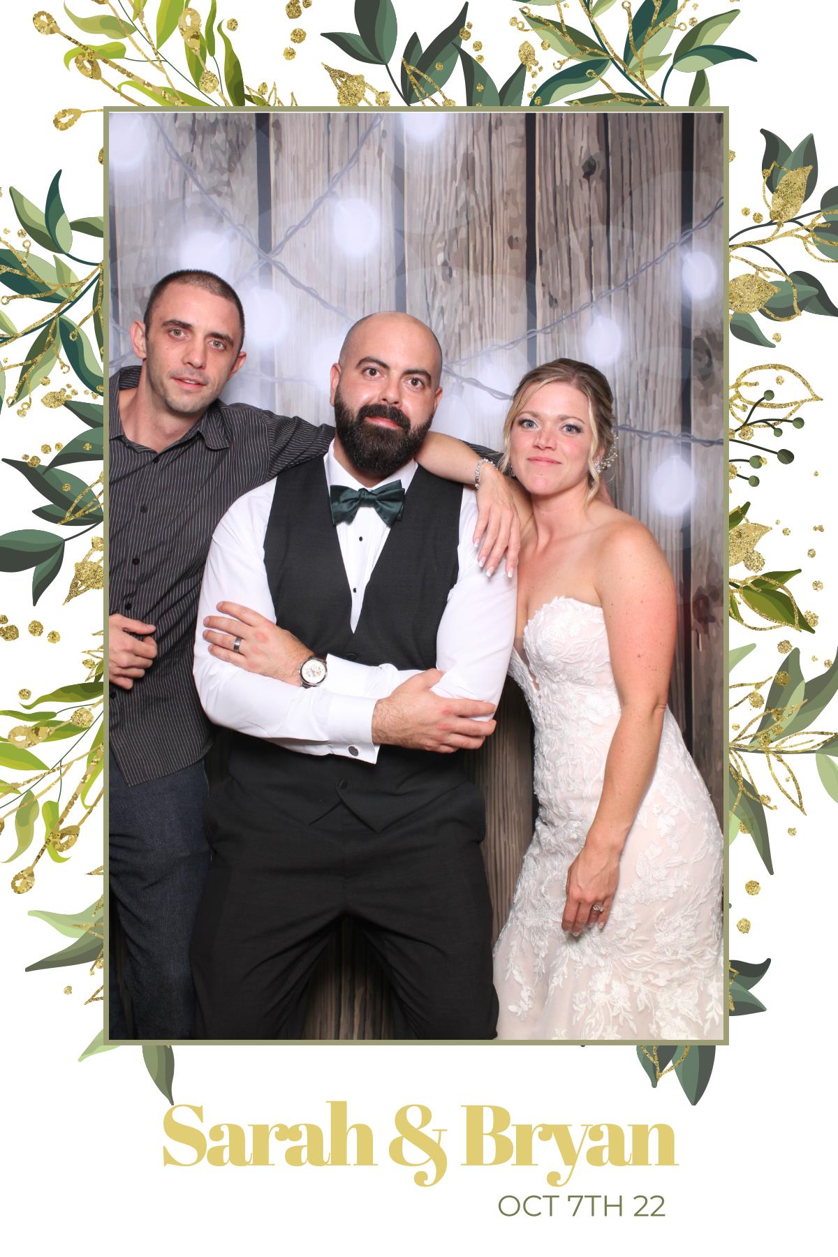 Sarah & Bryan  | View more photos from the event at gallery.myselfiemirror.ca/u/romanmyselfiemirrorca/Sarah-Bryan