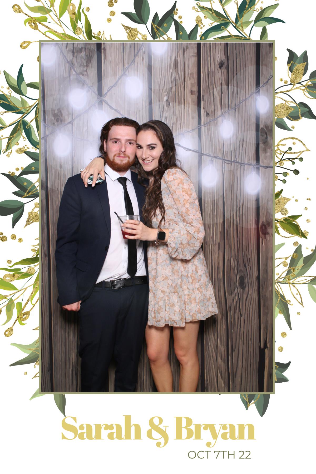 Sarah & Bryan  | View more photos from the event at gallery.myselfiemirror.ca/u/romanmyselfiemirrorca/Sarah-Bryan