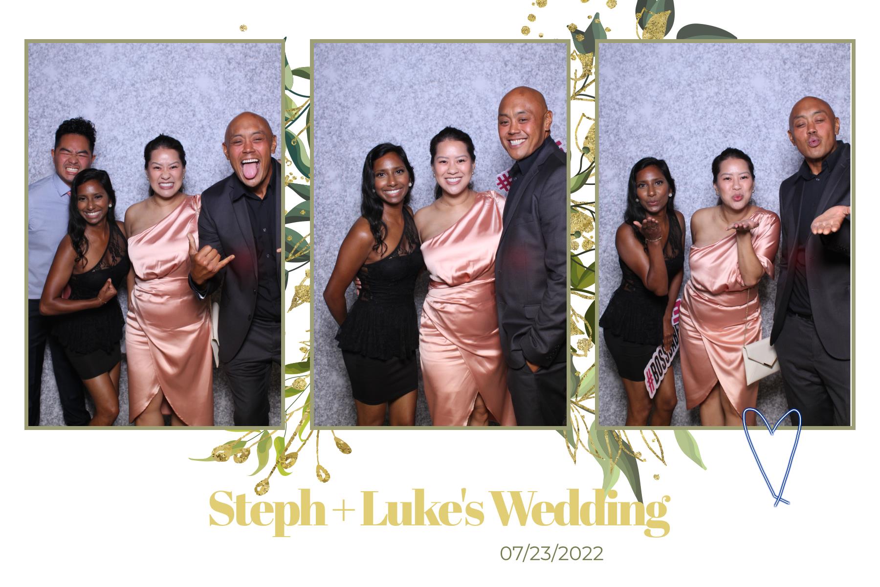 Steph & Luke | View more photos from the event at gallery.myselfiemirror.ca/u/romanmyselfiemirrorca/Steph-Luke
