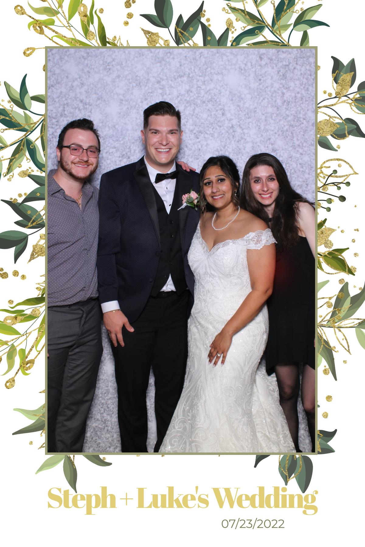 Steph & Luke | View more photos from the event at gallery.myselfiemirror.ca/u/romanmyselfiemirrorca/Steph-Luke