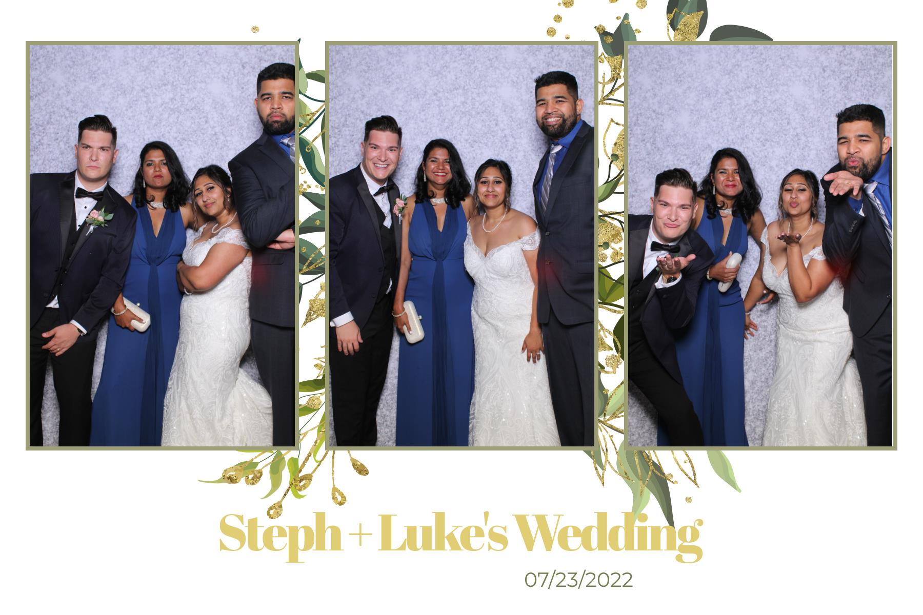 Steph & Luke | View more photos from the event at gallery.myselfiemirror.ca/u/romanmyselfiemirrorca/Steph-Luke