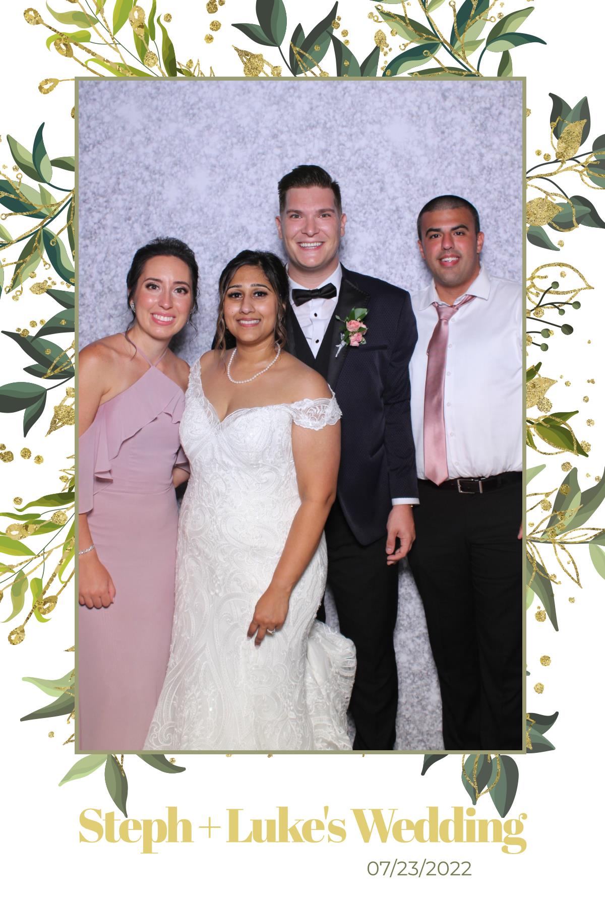 Steph & Luke | View more photos from the event at gallery.myselfiemirror.ca/u/romanmyselfiemirrorca/Steph-Luke