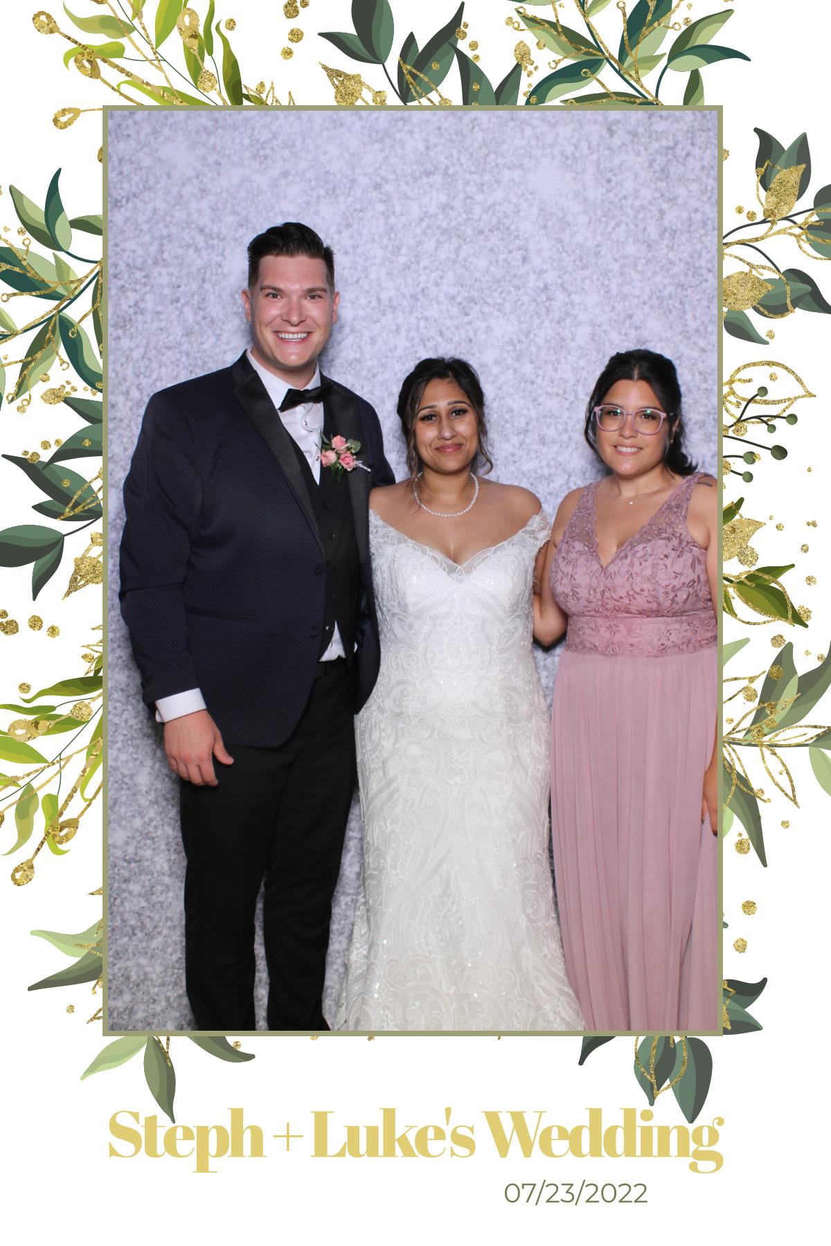 Steph & Luke | View more photos from the event at gallery.myselfiemirror.ca/u/romanmyselfiemirrorca/Steph-Luke