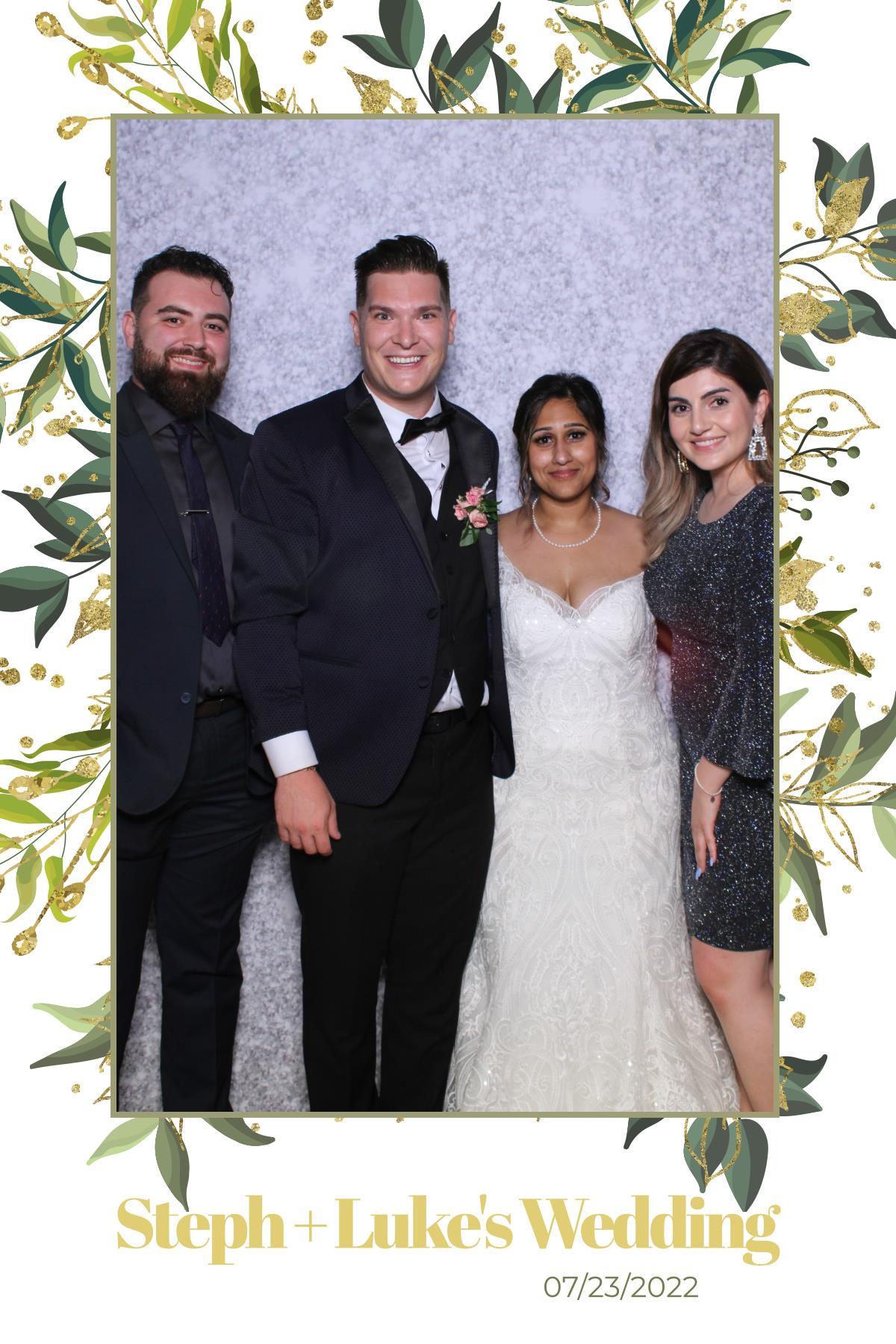Steph & Luke | View more photos from the event at gallery.myselfiemirror.ca/u/romanmyselfiemirrorca/Steph-Luke