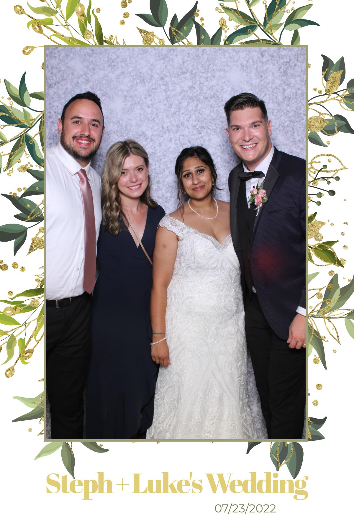 Steph & Luke | View more photos from the event at gallery.myselfiemirror.ca/u/romanmyselfiemirrorca/Steph-Luke