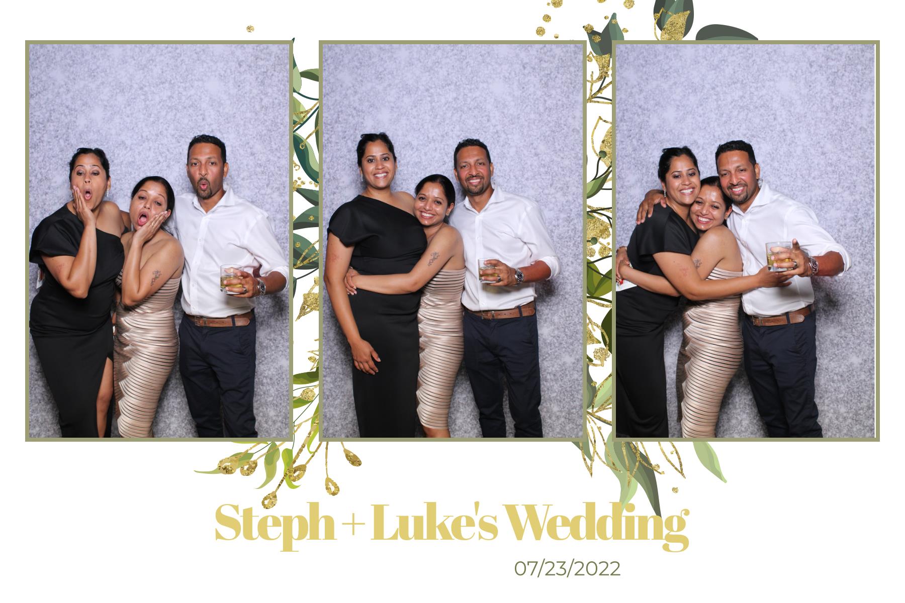 Steph & Luke | View more photos from the event at gallery.myselfiemirror.ca/u/romanmyselfiemirrorca/Steph-Luke
