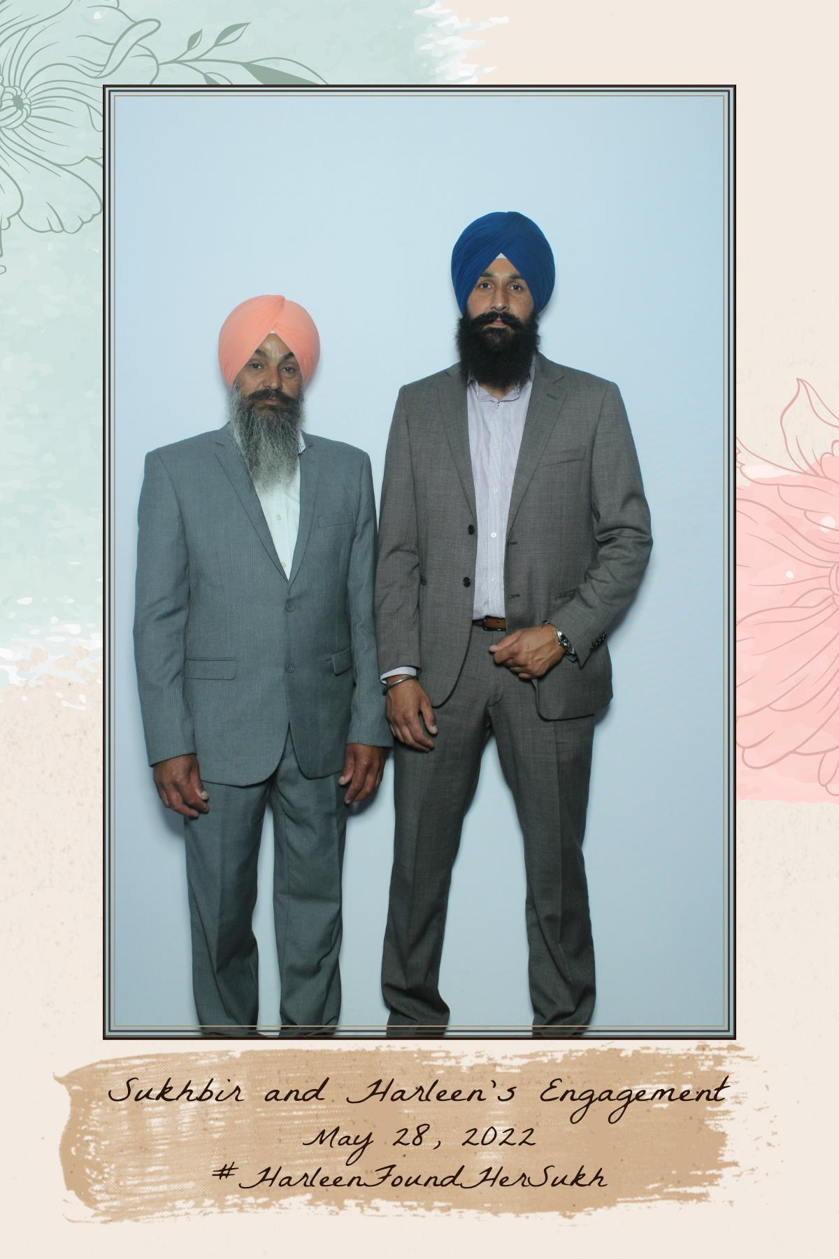 Sukhbir & Harleen's Engagement  | View more photos from the event at gallery.myselfiemirror.ca/u/romanmyselfiemirrorca/Sukhbir-Harleens-Engagement