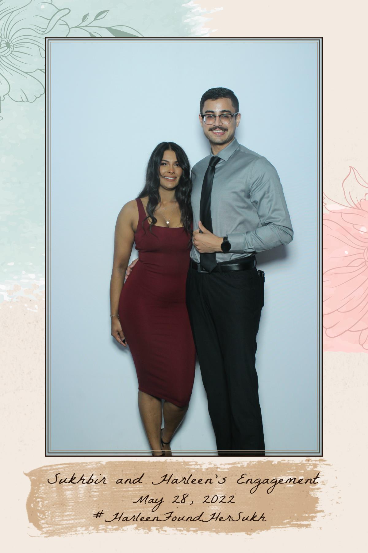 Sukhbir & Harleen's Engagement  | View more photos from the event at gallery.myselfiemirror.ca/u/romanmyselfiemirrorca/Sukhbir-Harleens-Engagement