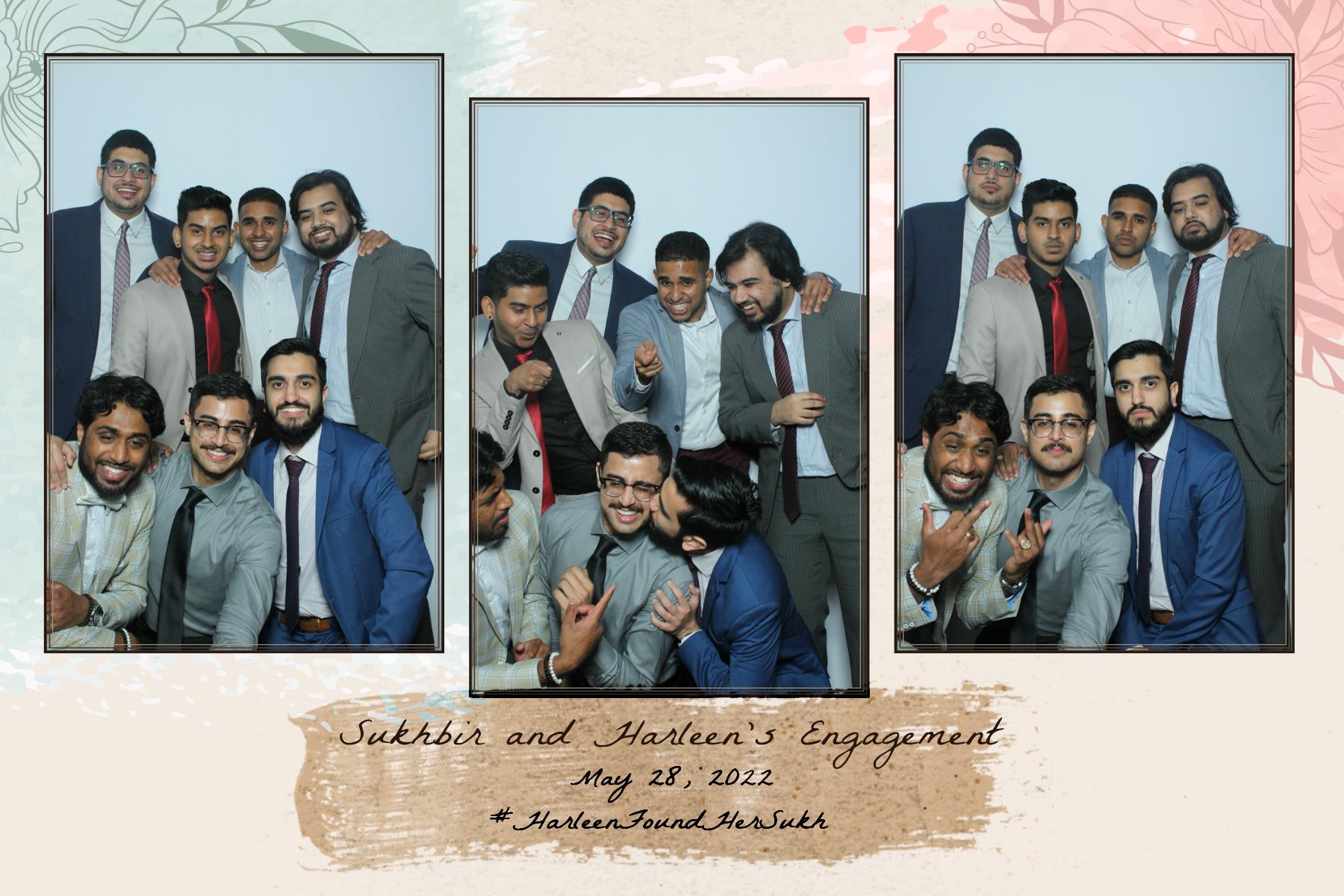 Sukhbir & Harleen's Engagement  | View more photos from the event at gallery.myselfiemirror.ca/u/romanmyselfiemirrorca/Sukhbir-Harleens-Engagement