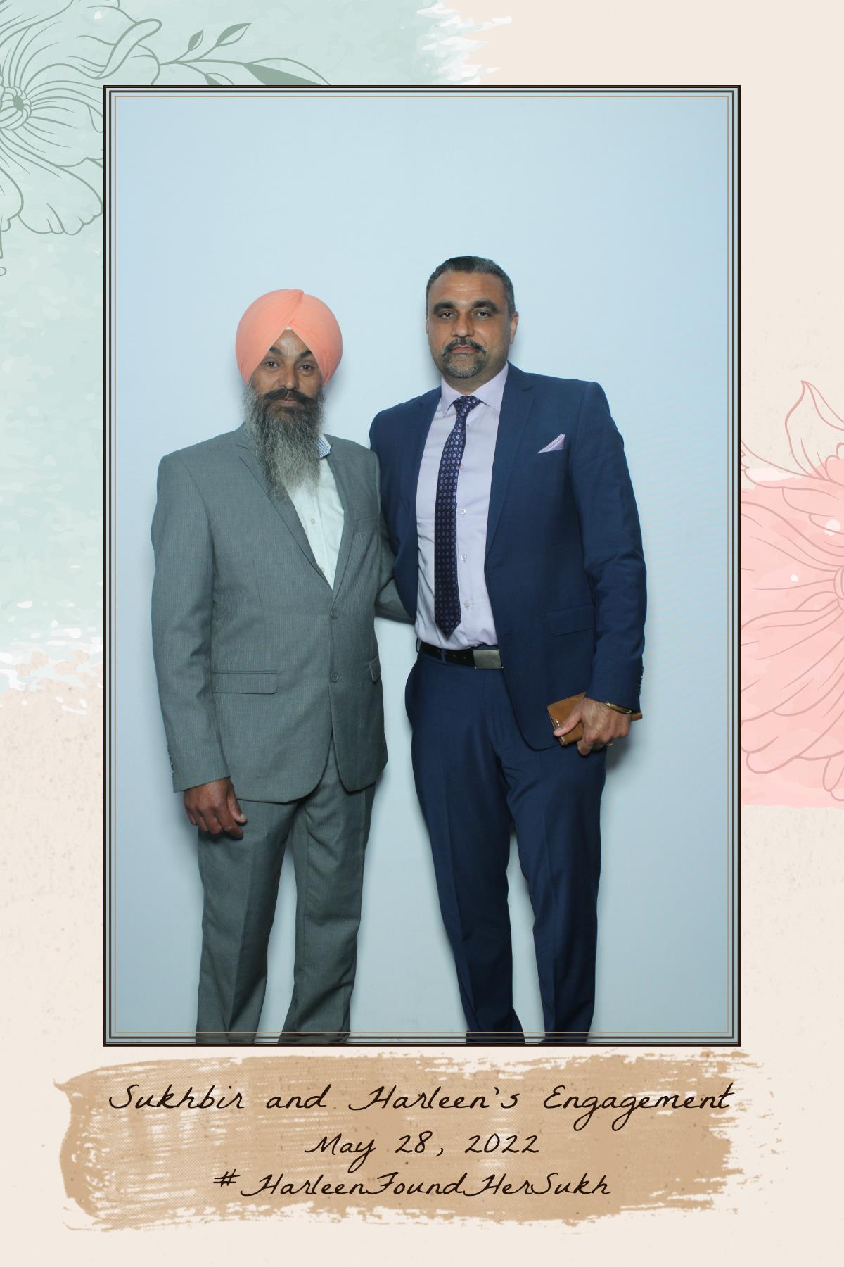 Sukhbir & Harleen's Engagement  | View more photos from the event at gallery.myselfiemirror.ca/u/romanmyselfiemirrorca/Sukhbir-Harleens-Engagement