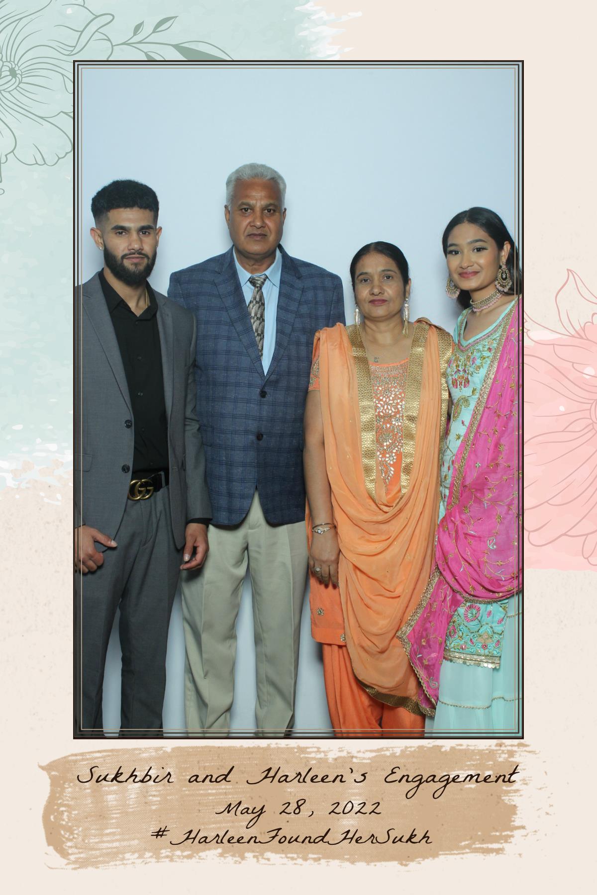 Sukhbir & Harleen's Engagement  | View more photos from the event at gallery.myselfiemirror.ca/u/romanmyselfiemirrorca/Sukhbir-Harleens-Engagement
