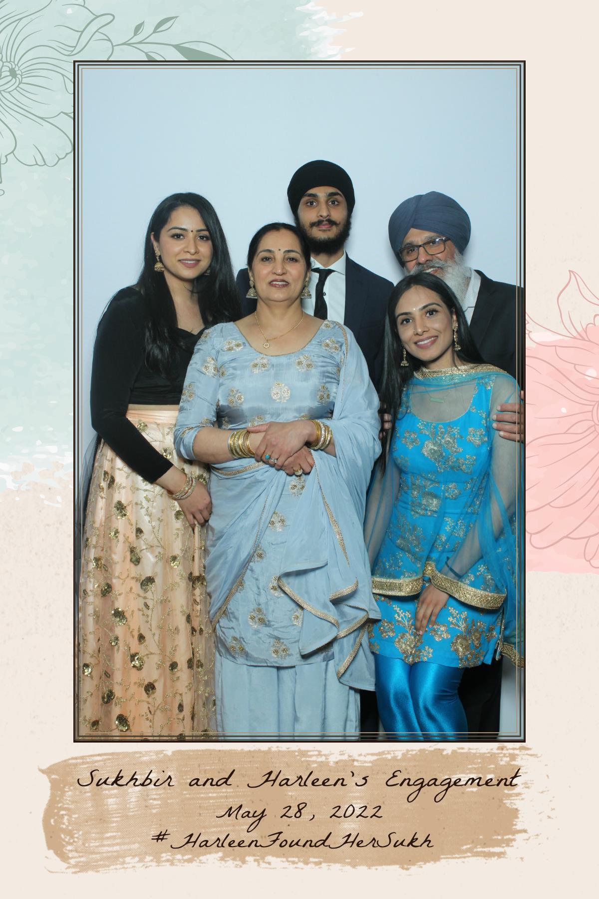 Sukhbir & Harleen's Engagement  | View more photos from the event at gallery.myselfiemirror.ca/u/romanmyselfiemirrorca/Sukhbir-Harleens-Engagement