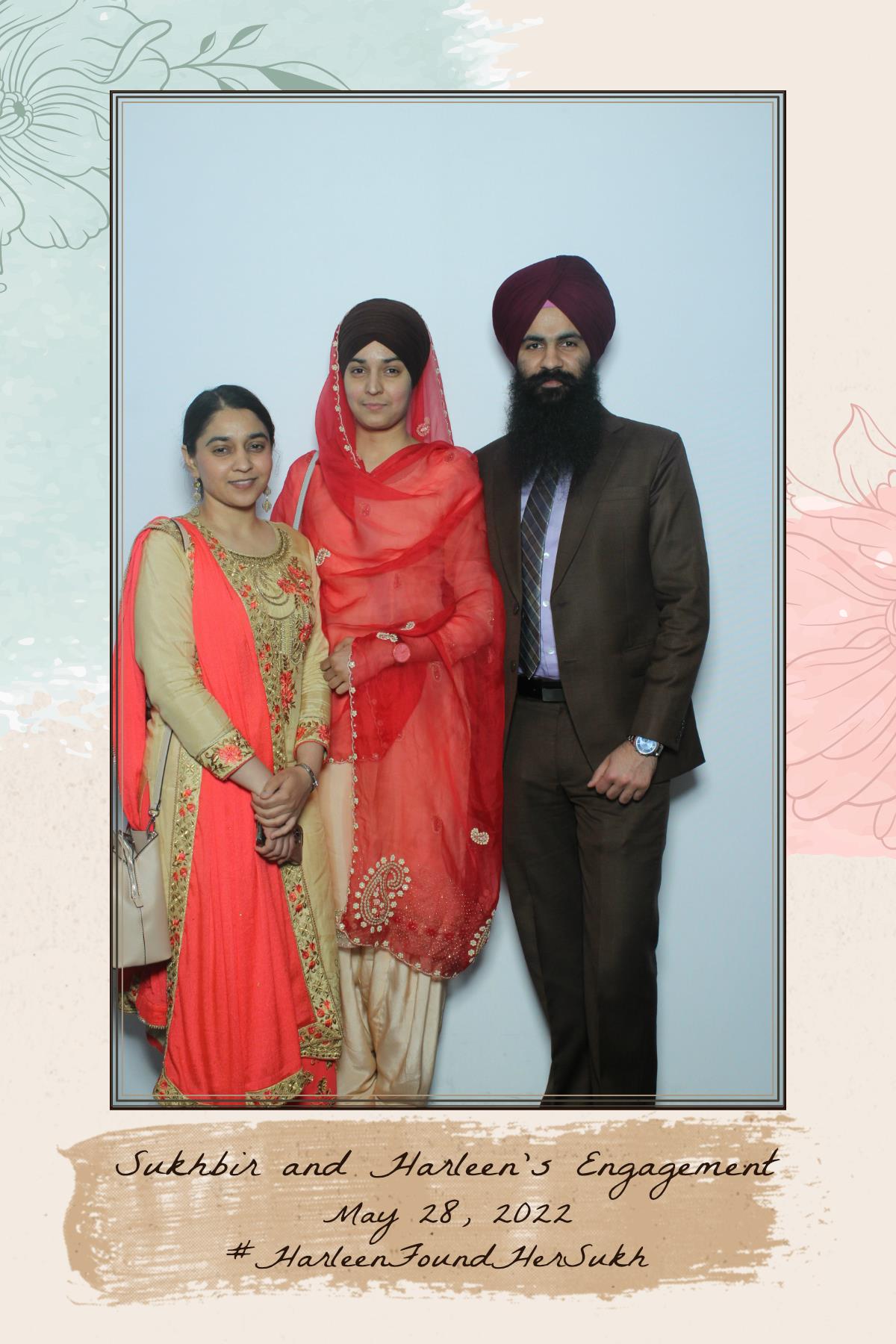 Sukhbir & Harleen's Engagement  | View more photos from the event at gallery.myselfiemirror.ca/u/romanmyselfiemirrorca/Sukhbir-Harleens-Engagement