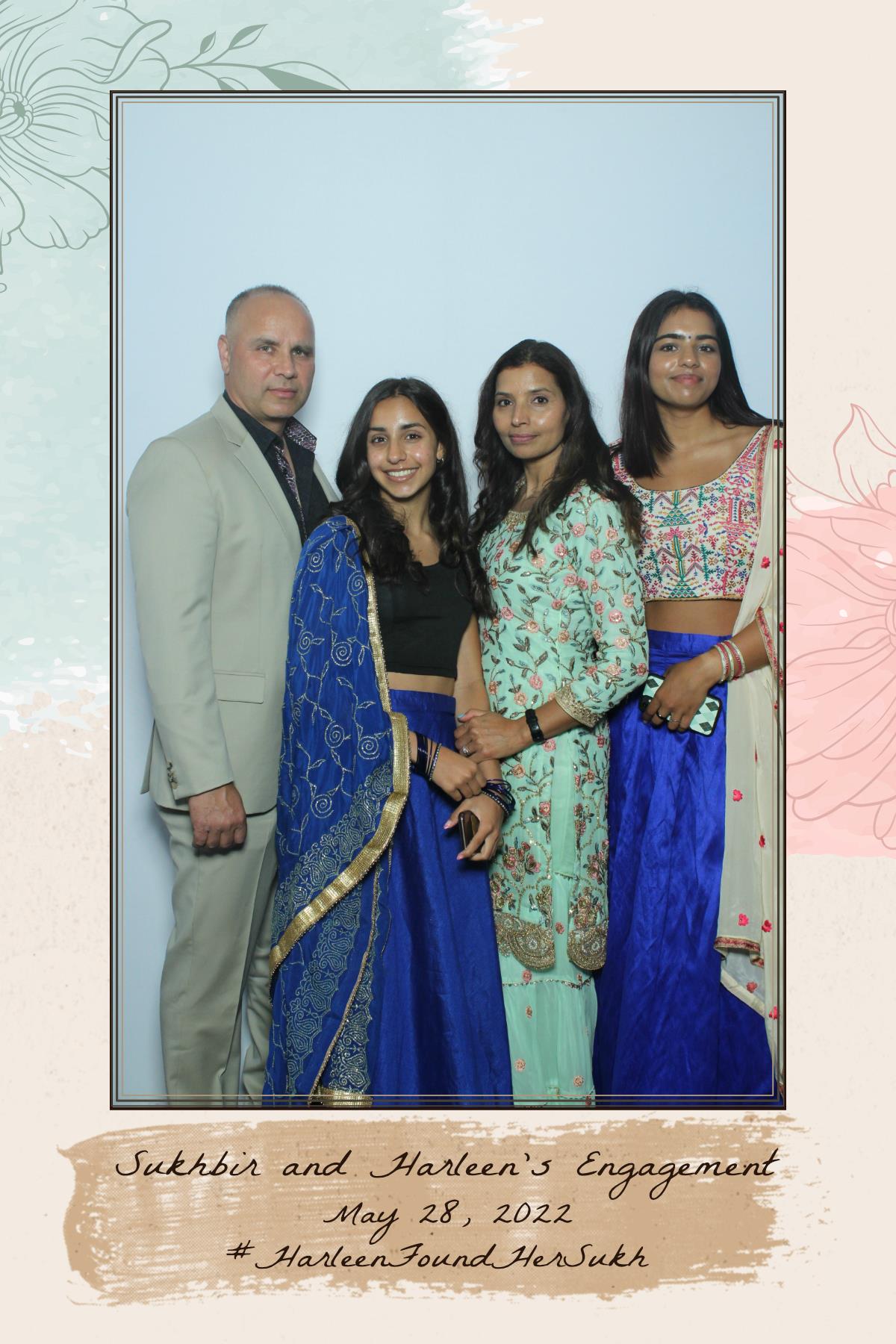 Sukhbir & Harleen's Engagement  | View more photos from the event at gallery.myselfiemirror.ca/u/romanmyselfiemirrorca/Sukhbir-Harleens-Engagement