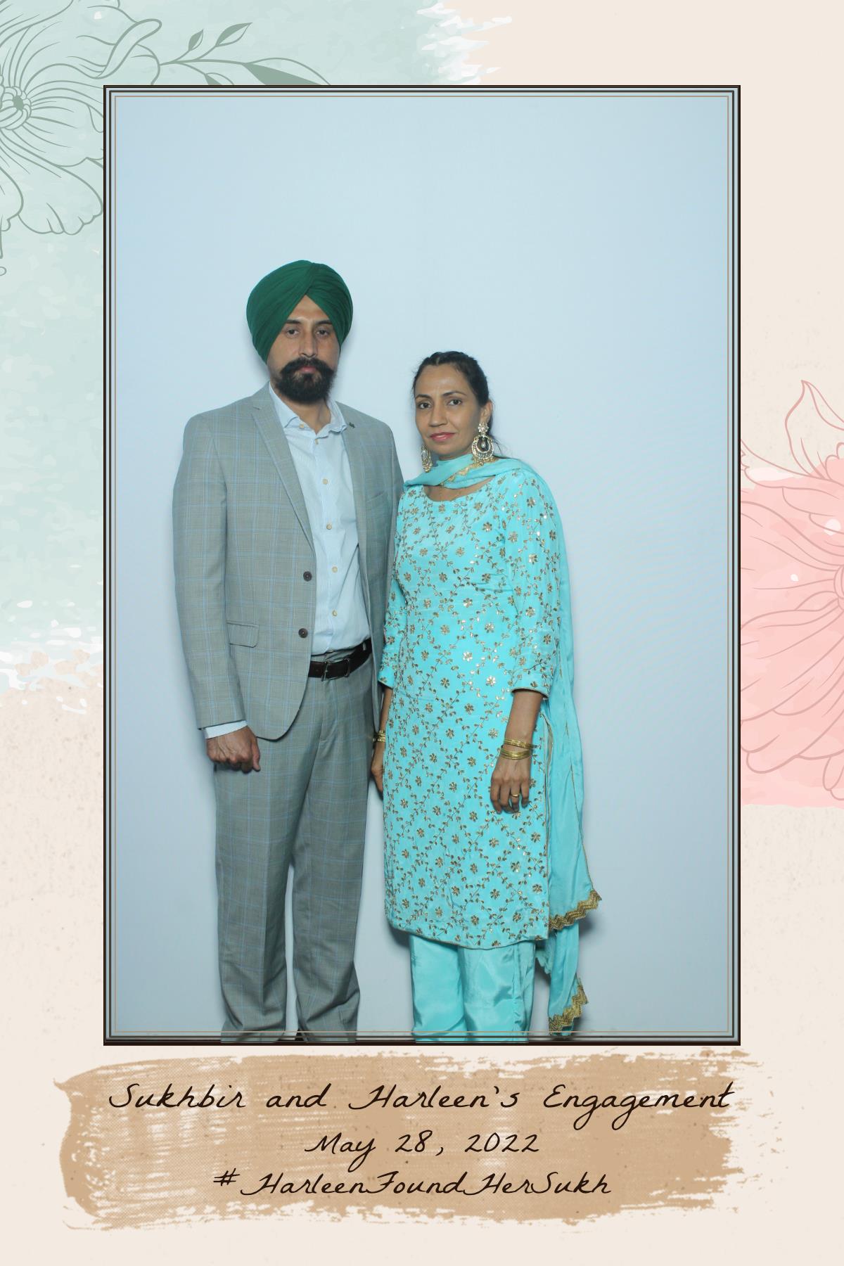 Sukhbir & Harleen's Engagement  | View more photos from the event at gallery.myselfiemirror.ca/u/romanmyselfiemirrorca/Sukhbir-Harleens-Engagement