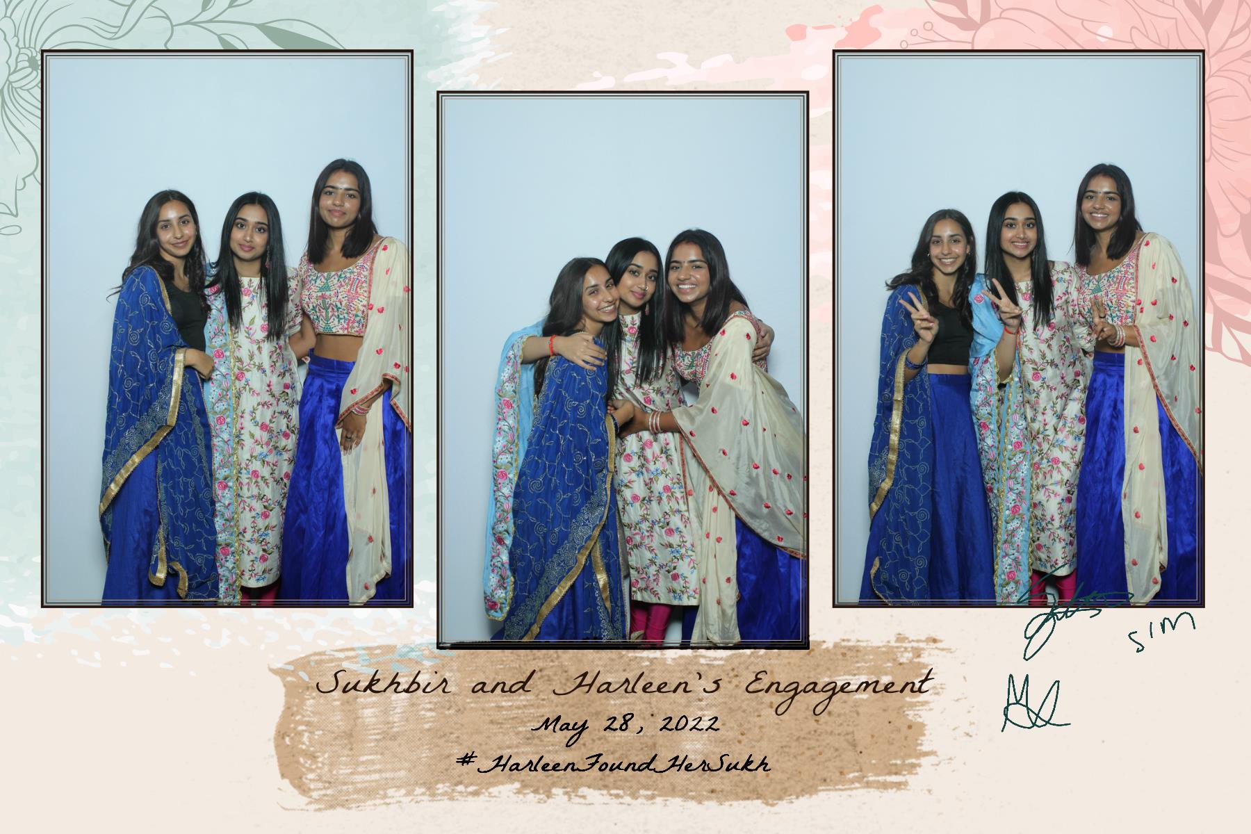 Sukhbir & Harleen's Engagement  | View more photos from the event at gallery.myselfiemirror.ca/u/romanmyselfiemirrorca/Sukhbir-Harleens-Engagement