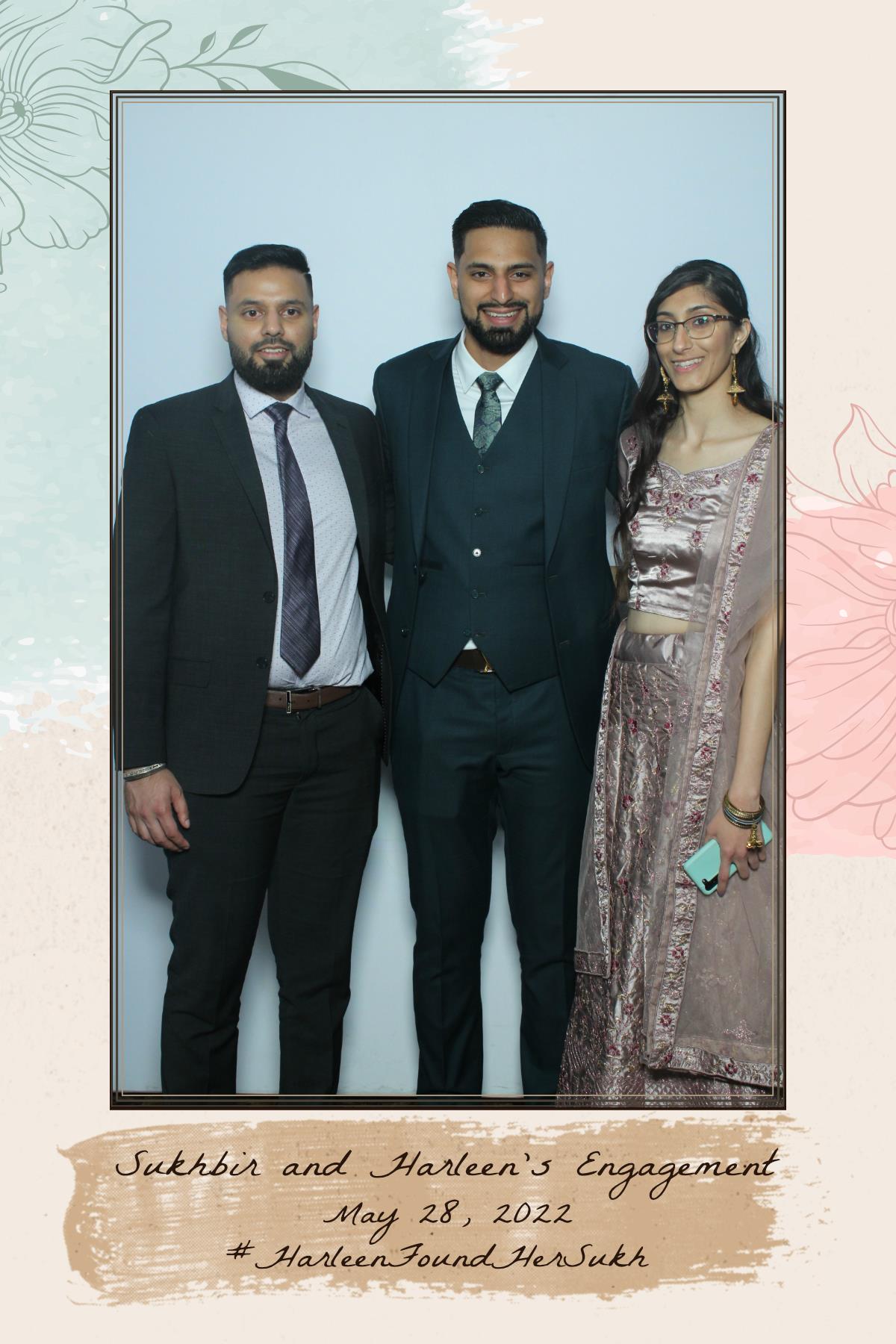 Sukhbir & Harleen's Engagement  | View more photos from the event at gallery.myselfiemirror.ca/u/romanmyselfiemirrorca/Sukhbir-Harleens-Engagement