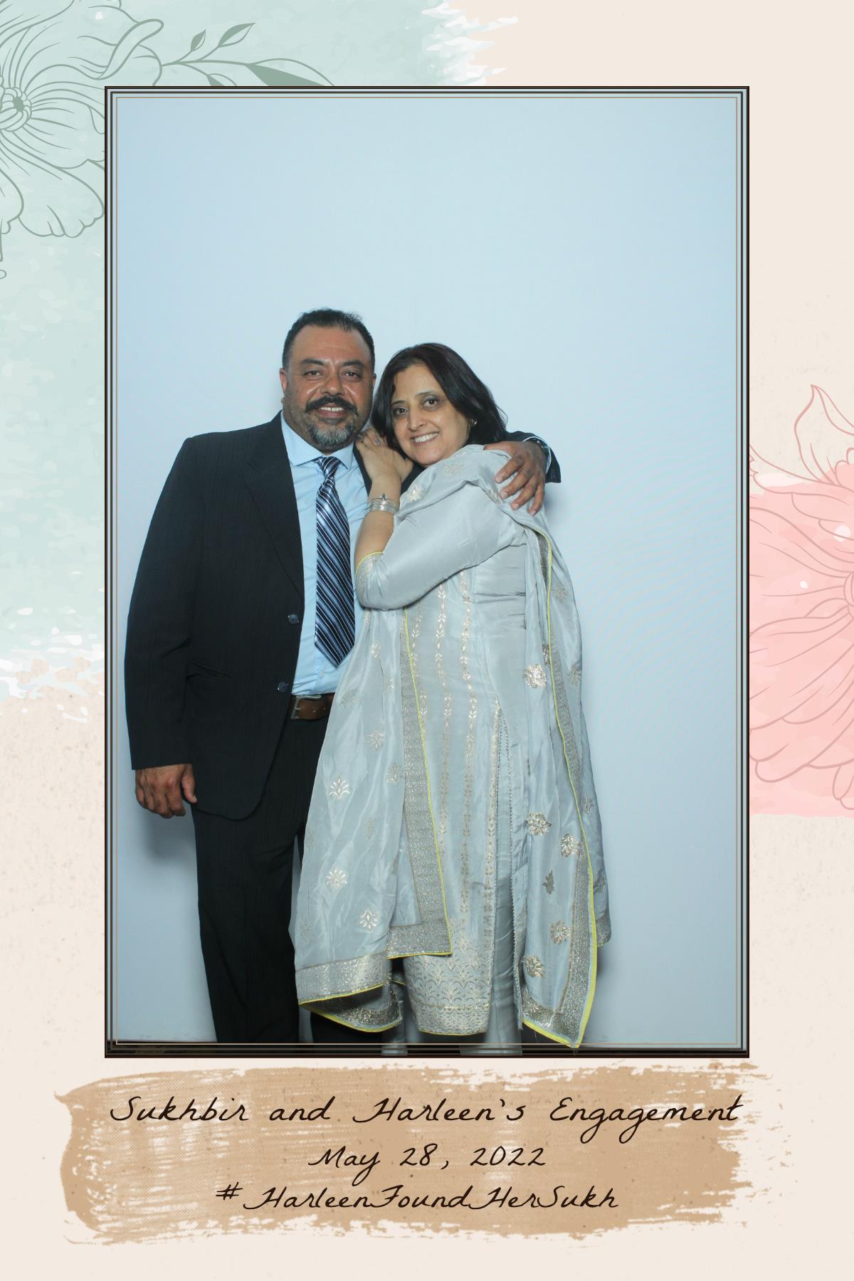 Sukhbir & Harleen's Engagement  | View more photos from the event at gallery.myselfiemirror.ca/u/romanmyselfiemirrorca/Sukhbir-Harleens-Engagement