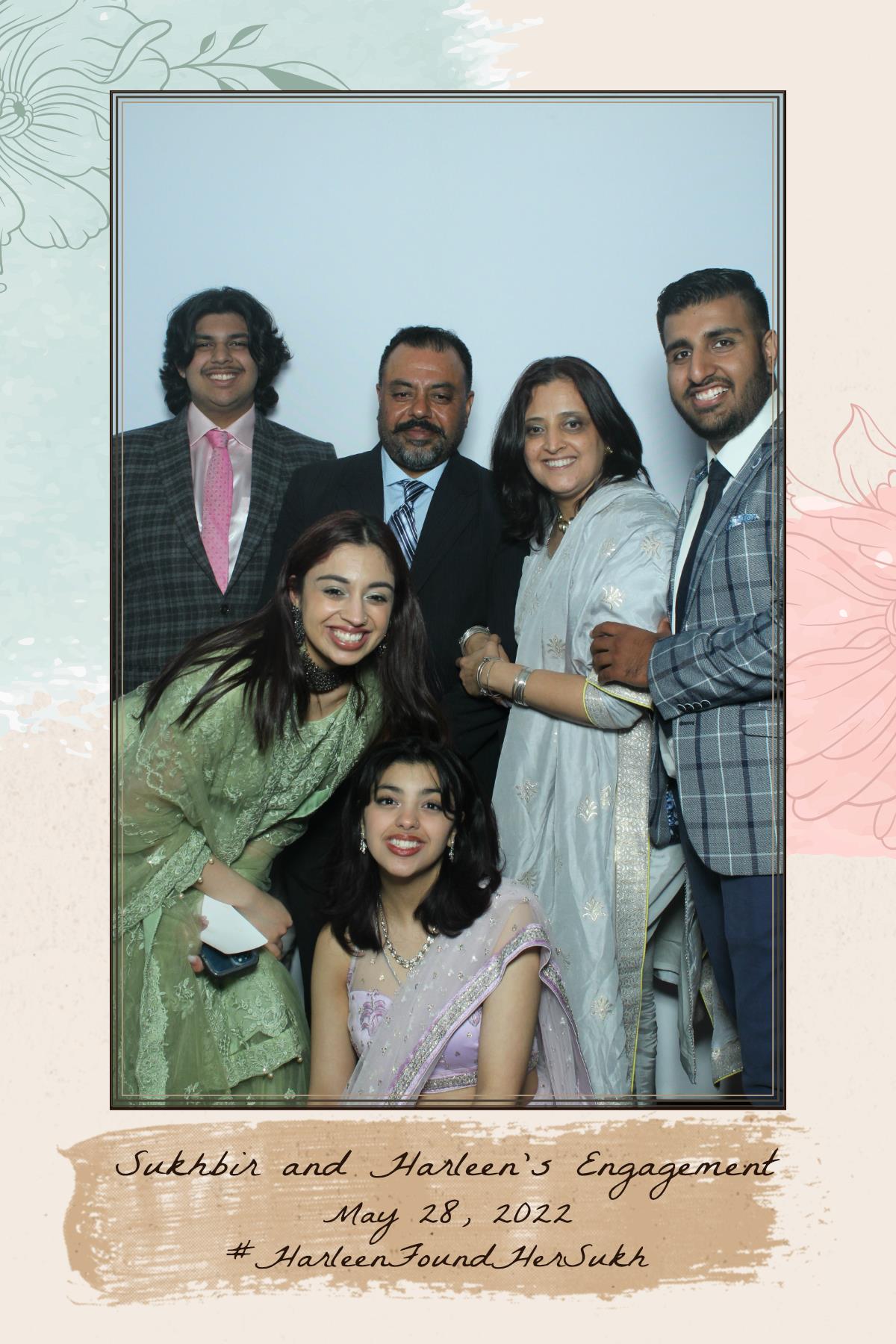 Sukhbir & Harleen's Engagement  | View more photos from the event at gallery.myselfiemirror.ca/u/romanmyselfiemirrorca/Sukhbir-Harleens-Engagement