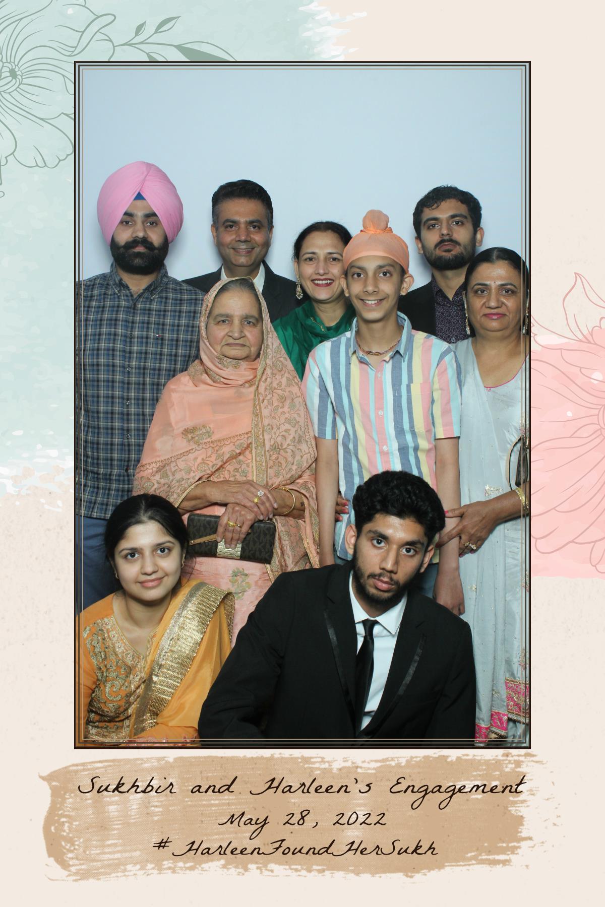 Sukhbir & Harleen's Engagement  | View more photos from the event at gallery.myselfiemirror.ca/u/romanmyselfiemirrorca/Sukhbir-Harleens-Engagement