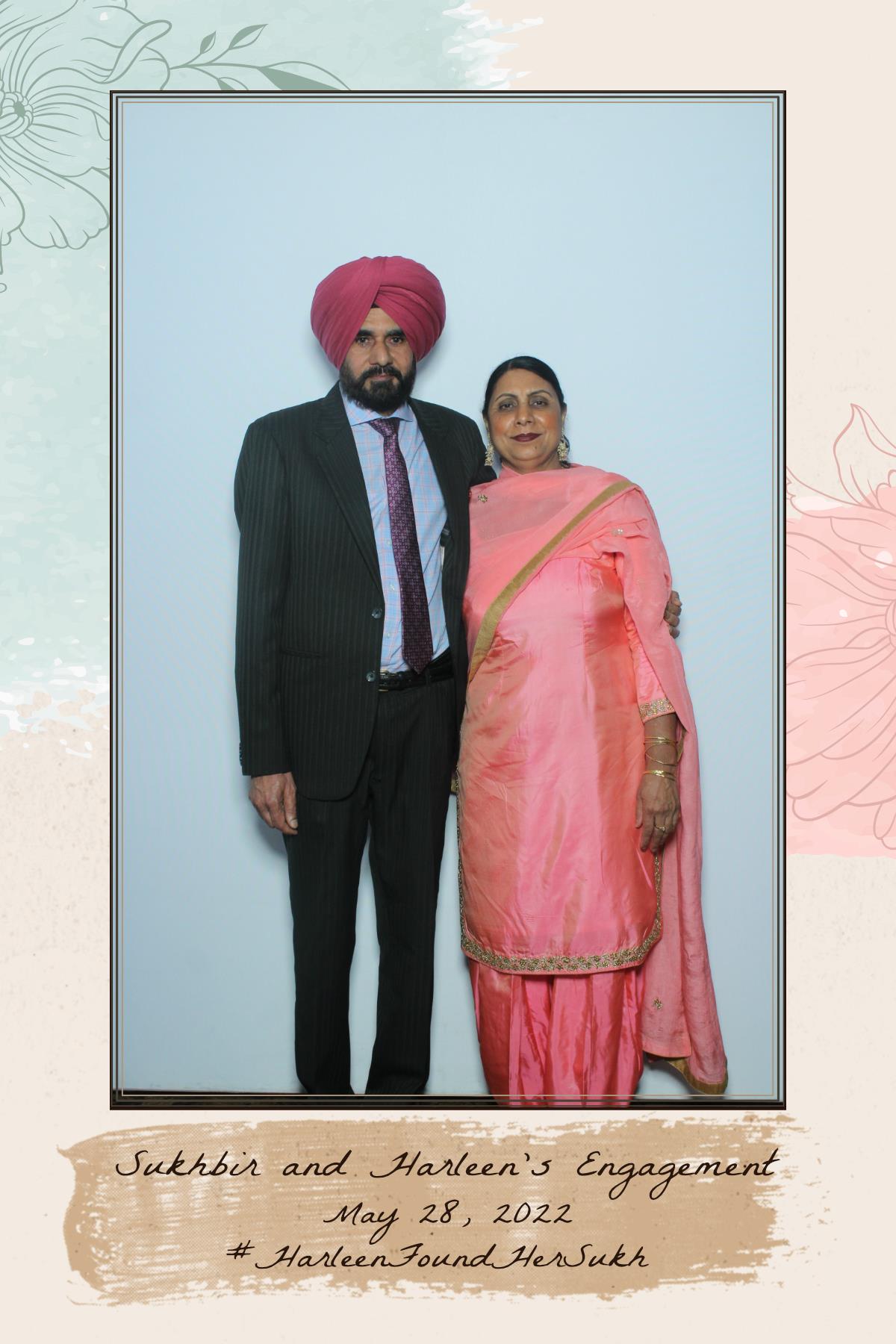 Sukhbir & Harleen's Engagement  | View more photos from the event at gallery.myselfiemirror.ca/u/romanmyselfiemirrorca/Sukhbir-Harleens-Engagement