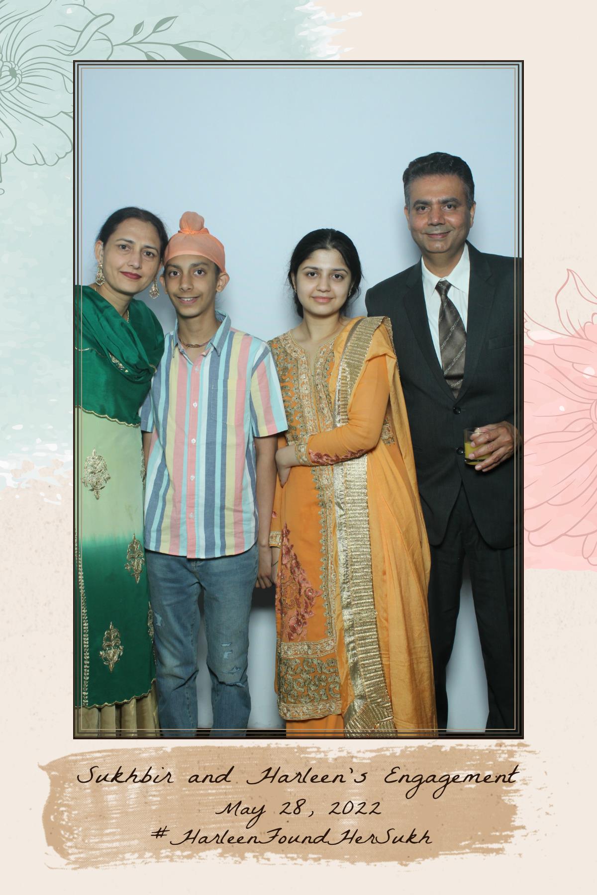 Sukhbir & Harleen's Engagement  | View more photos from the event at gallery.myselfiemirror.ca/u/romanmyselfiemirrorca/Sukhbir-Harleens-Engagement