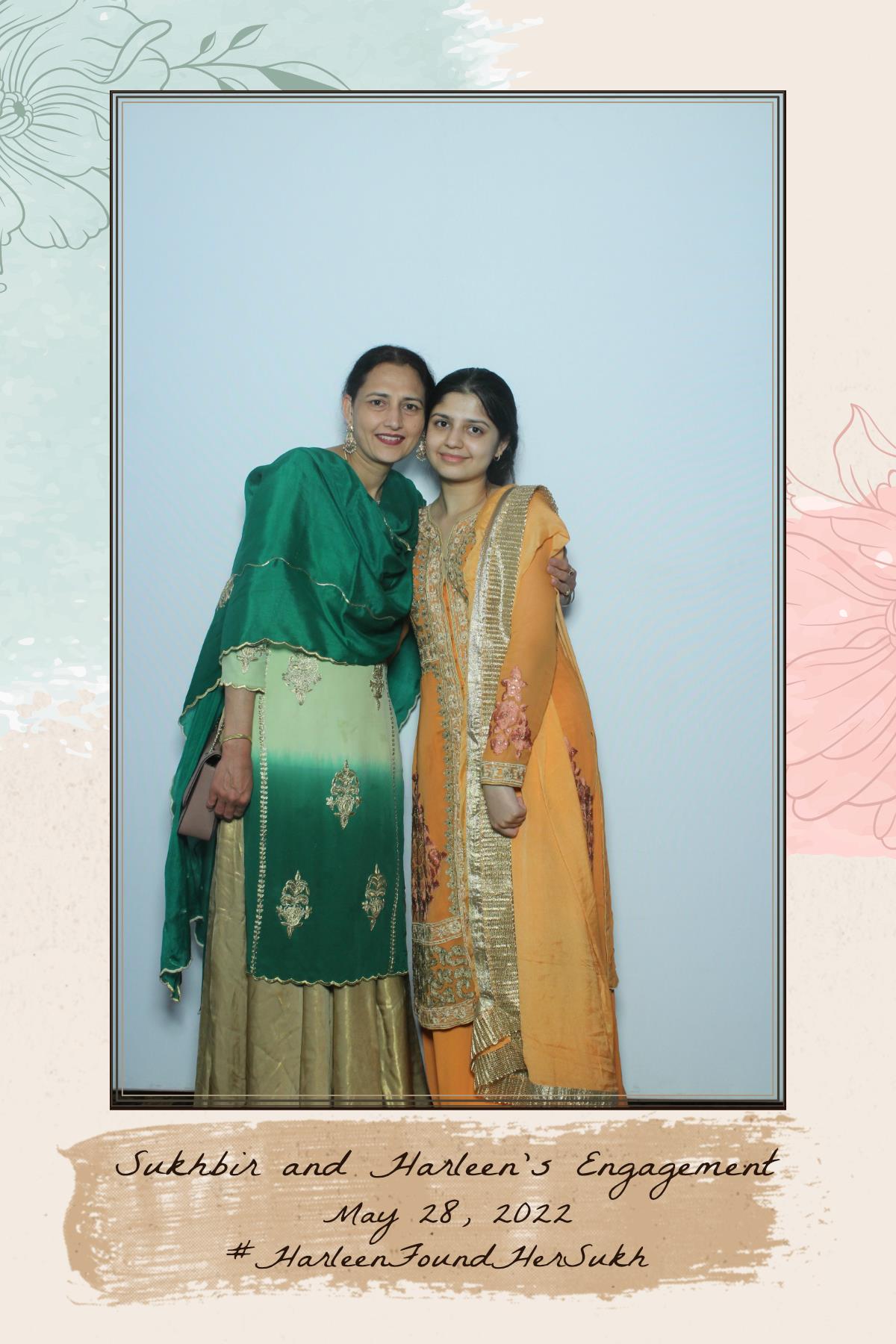 Sukhbir & Harleen's Engagement  | View more photos from the event at gallery.myselfiemirror.ca/u/romanmyselfiemirrorca/Sukhbir-Harleens-Engagement