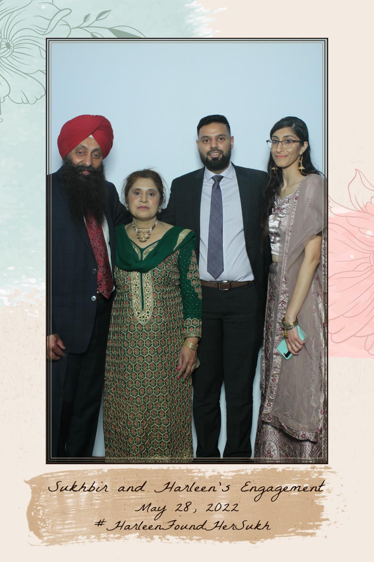 Sukhbir & Harleen's Engagement  | View more photos from the event at gallery.myselfiemirror.ca/u/romanmyselfiemirrorca/Sukhbir-Harleens-Engagement