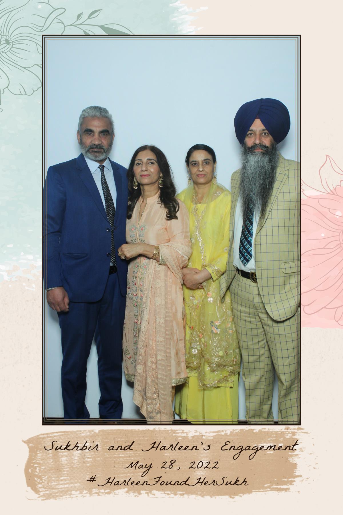 Sukhbir & Harleen's Engagement  | View more photos from the event at gallery.myselfiemirror.ca/u/romanmyselfiemirrorca/Sukhbir-Harleens-Engagement