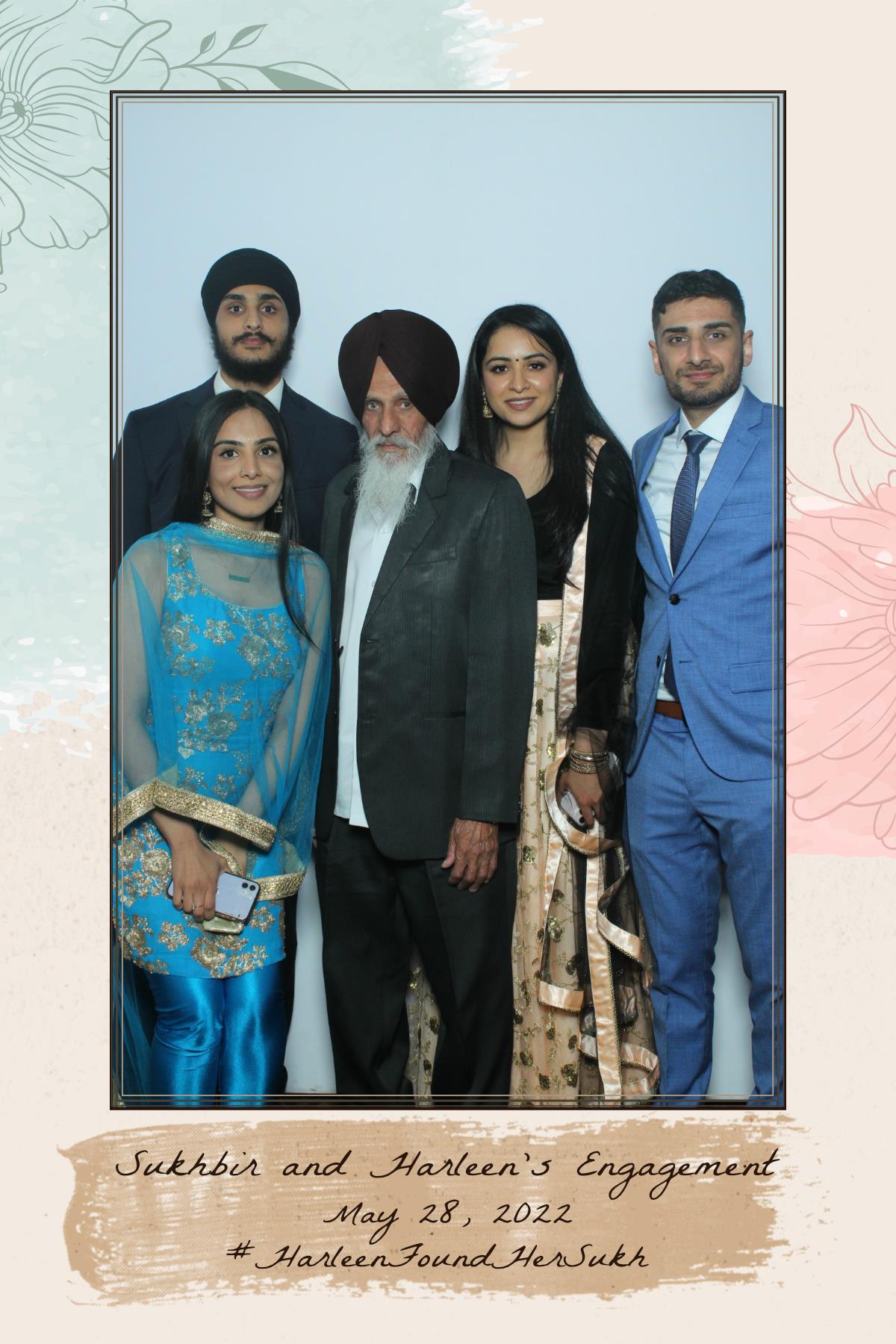 Sukhbir & Harleen's Engagement  | View more photos from the event at gallery.myselfiemirror.ca/u/romanmyselfiemirrorca/Sukhbir-Harleens-Engagement