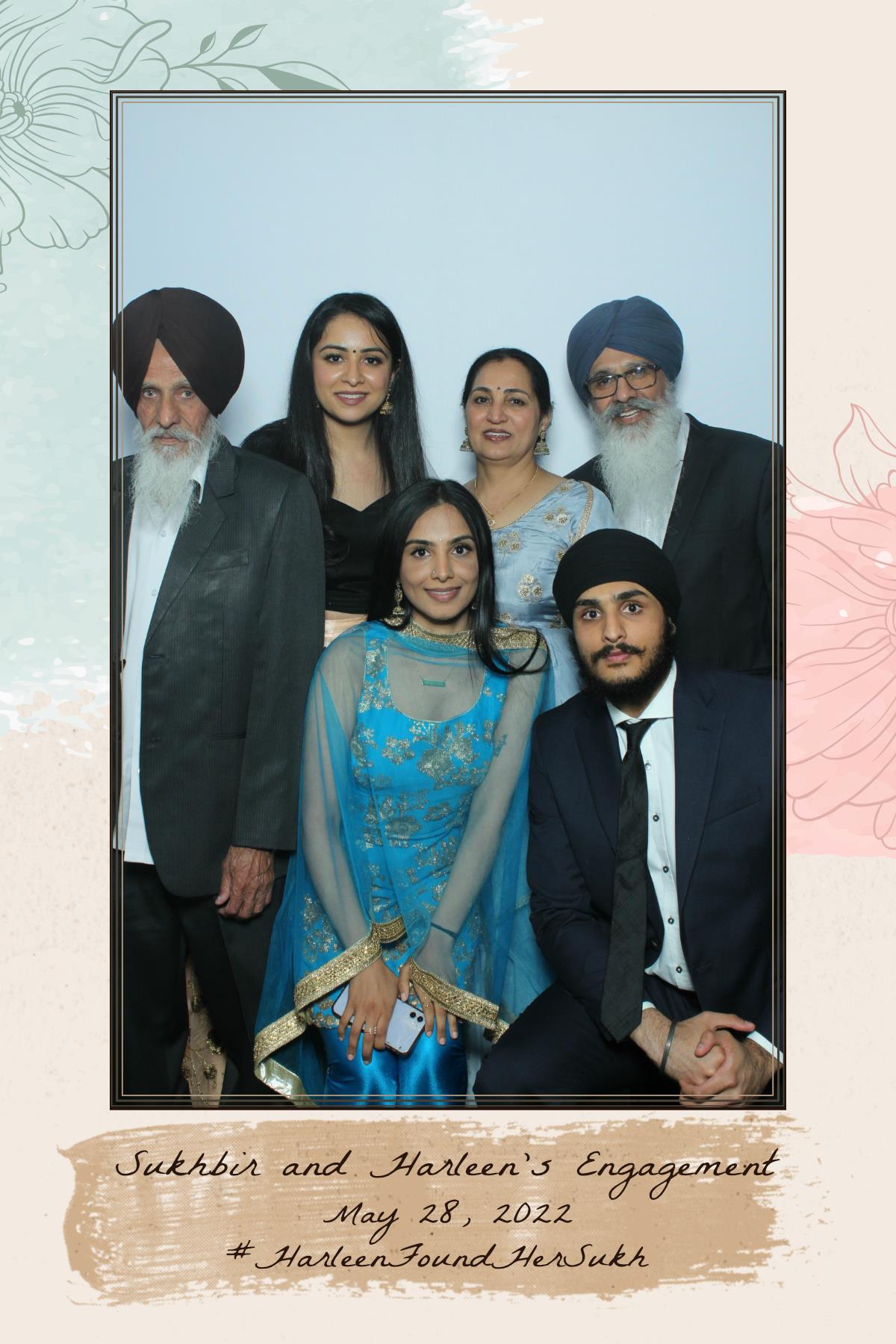 Sukhbir & Harleen's Engagement  | View more photos from the event at gallery.myselfiemirror.ca/u/romanmyselfiemirrorca/Sukhbir-Harleens-Engagement