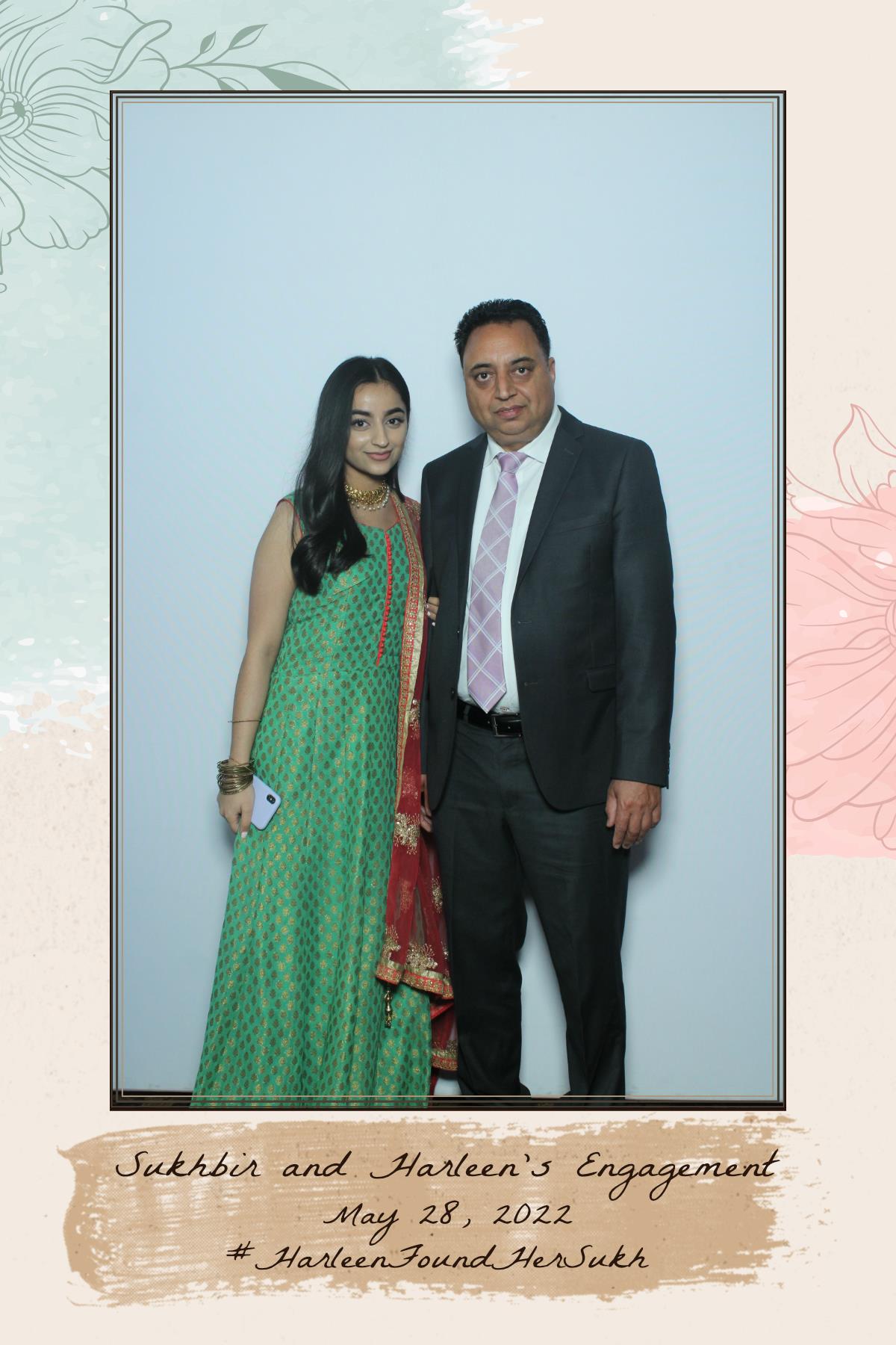 Sukhbir & Harleen's Engagement  | View more photos from the event at gallery.myselfiemirror.ca/u/romanmyselfiemirrorca/Sukhbir-Harleens-Engagement