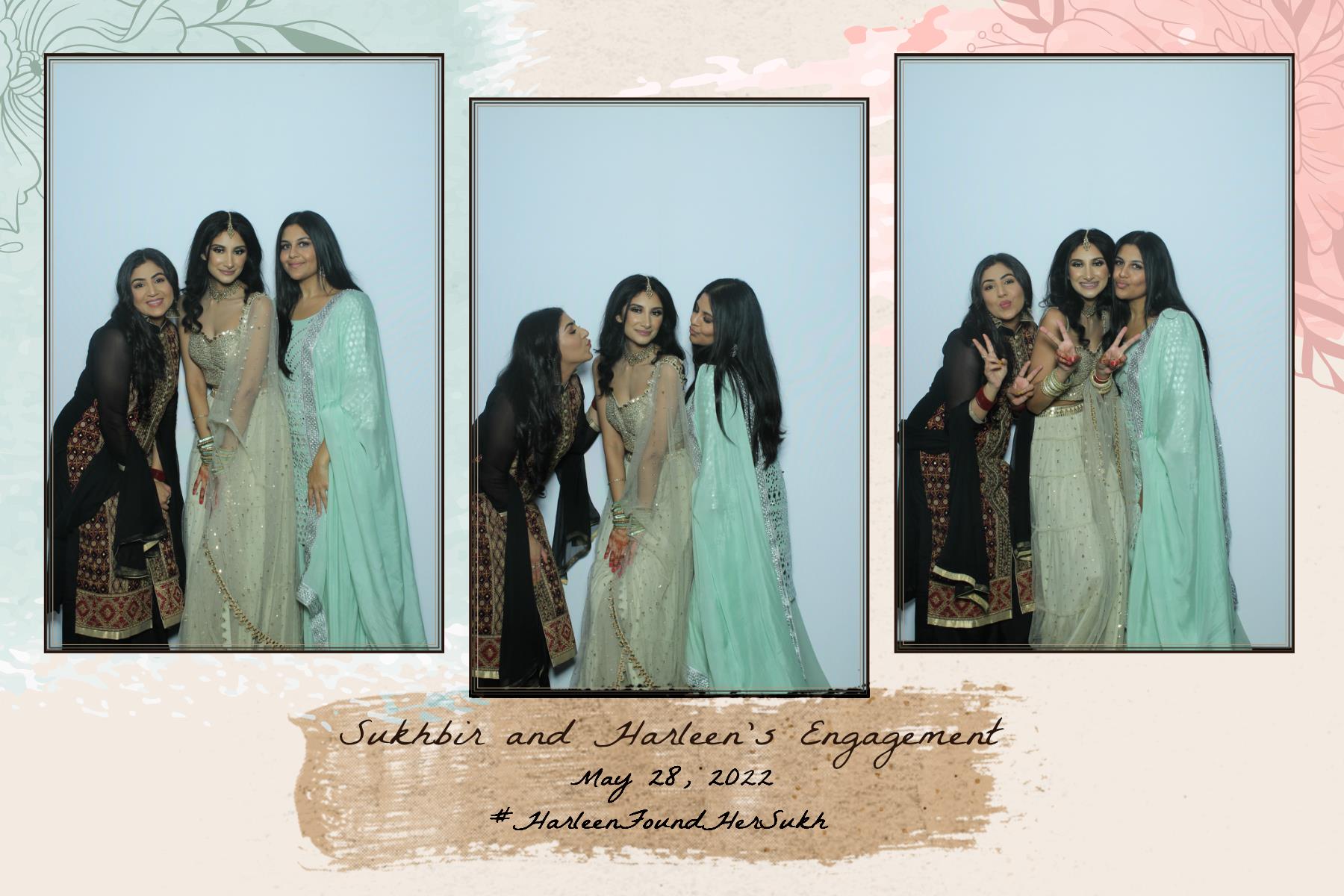 Sukhbir & Harleen's Engagement  | View more photos from the event at gallery.myselfiemirror.ca/u/romanmyselfiemirrorca/Sukhbir-Harleens-Engagement