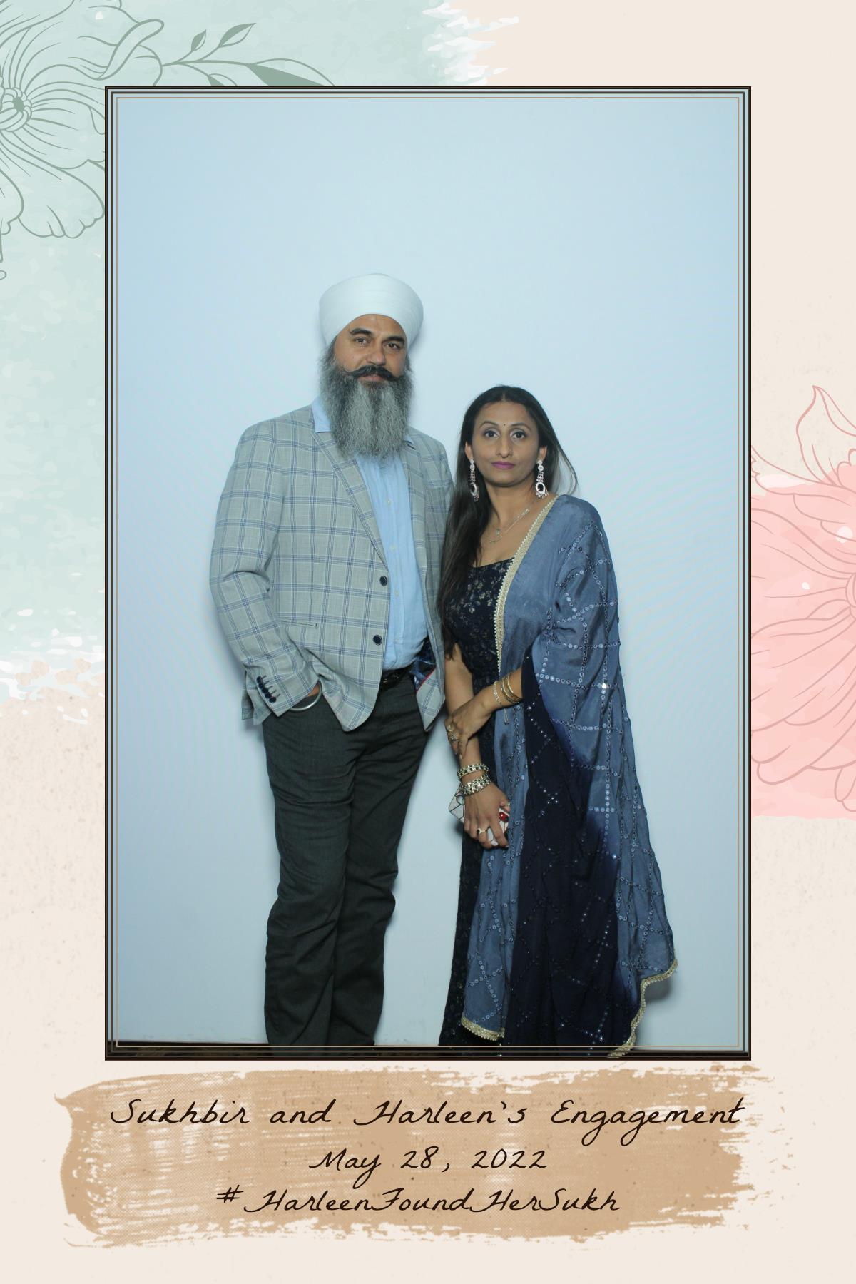 Sukhbir & Harleen's Engagement  | View more photos from the event at gallery.myselfiemirror.ca/u/romanmyselfiemirrorca/Sukhbir-Harleens-Engagement