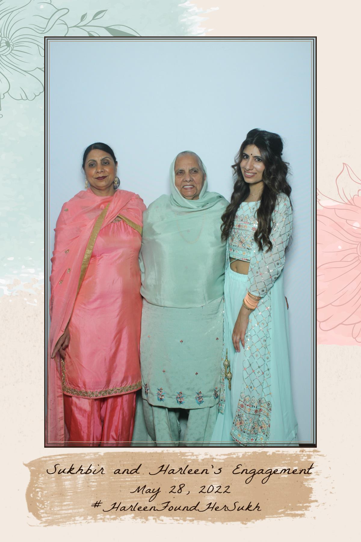 Sukhbir & Harleen's Engagement  | View more photos from the event at gallery.myselfiemirror.ca/u/romanmyselfiemirrorca/Sukhbir-Harleens-Engagement