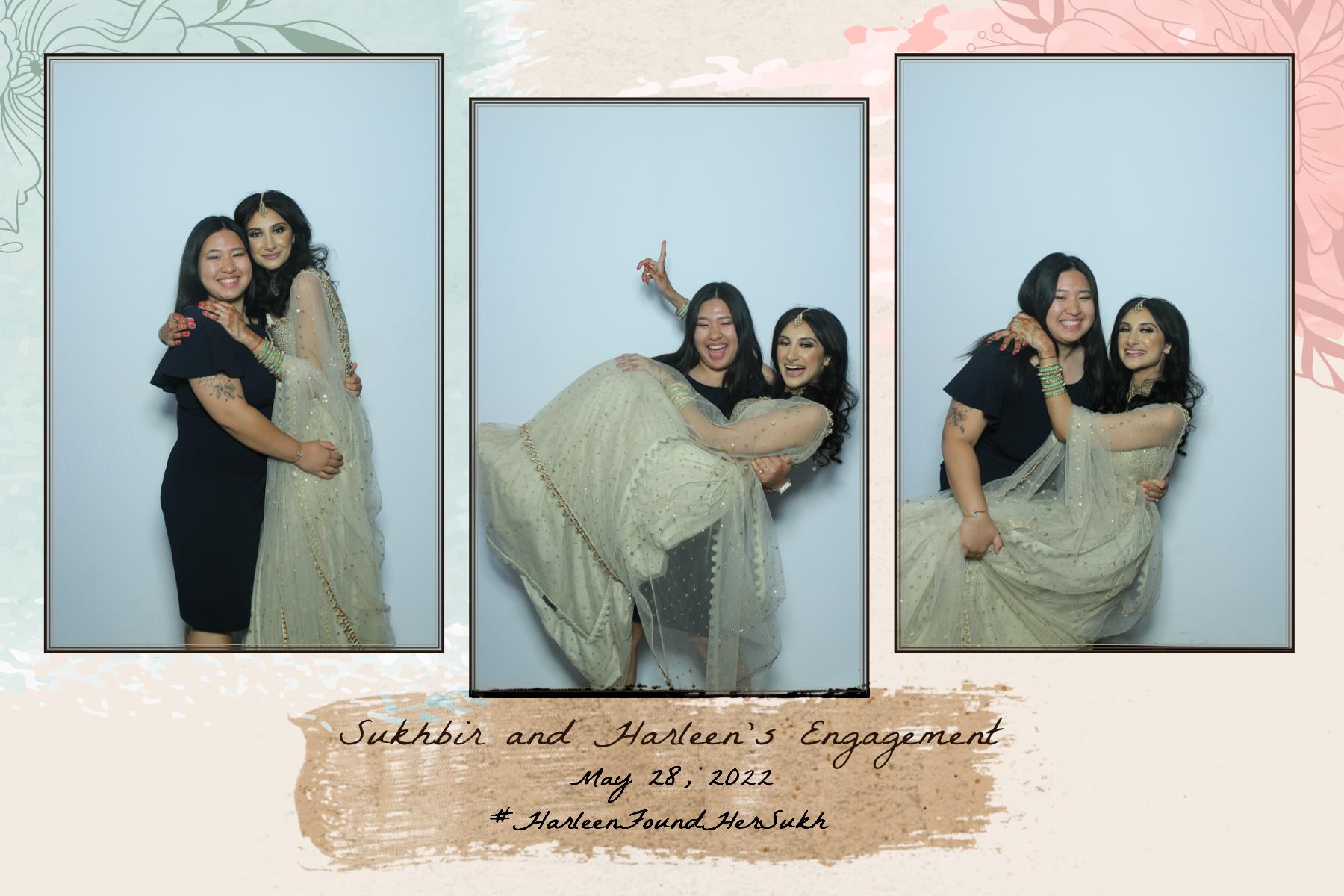 Sukhbir & Harleen's Engagement  | View more photos from the event at gallery.myselfiemirror.ca/u/romanmyselfiemirrorca/Sukhbir-Harleens-Engagement