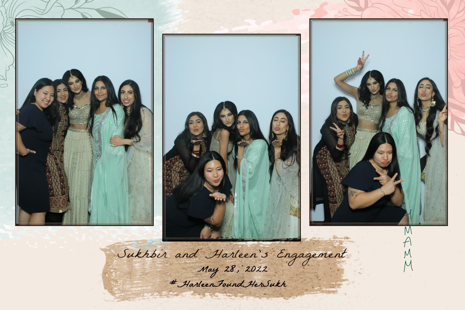 Sukhbir & Harleen's Engagement  | View more photos from the event at gallery.myselfiemirror.ca/u/romanmyselfiemirrorca/Sukhbir-Harleens-Engagement