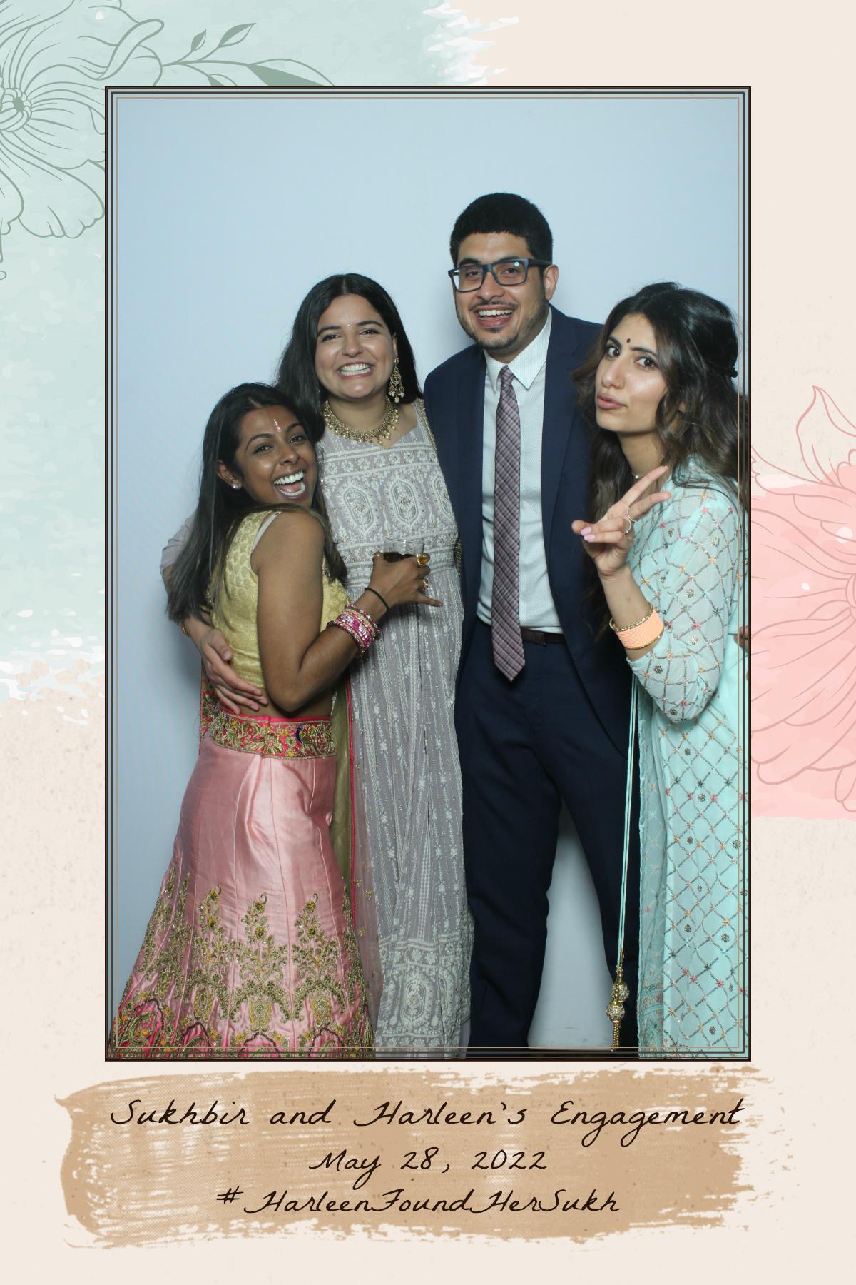 Sukhbir & Harleen's Engagement  | View more photos from the event at gallery.myselfiemirror.ca/u/romanmyselfiemirrorca/Sukhbir-Harleens-Engagement