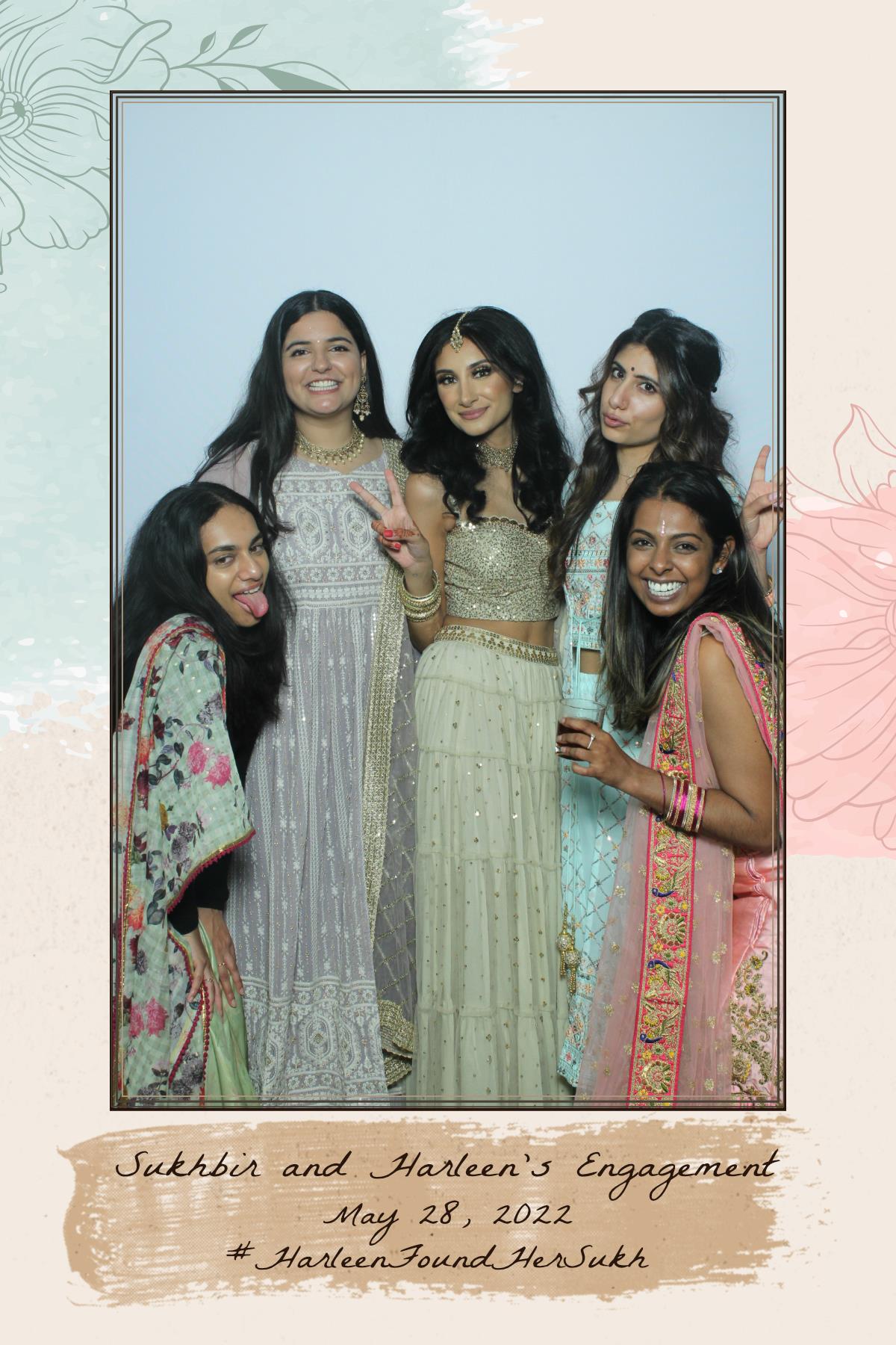 Sukhbir & Harleen's Engagement  | View more photos from the event at gallery.myselfiemirror.ca/u/romanmyselfiemirrorca/Sukhbir-Harleens-Engagement