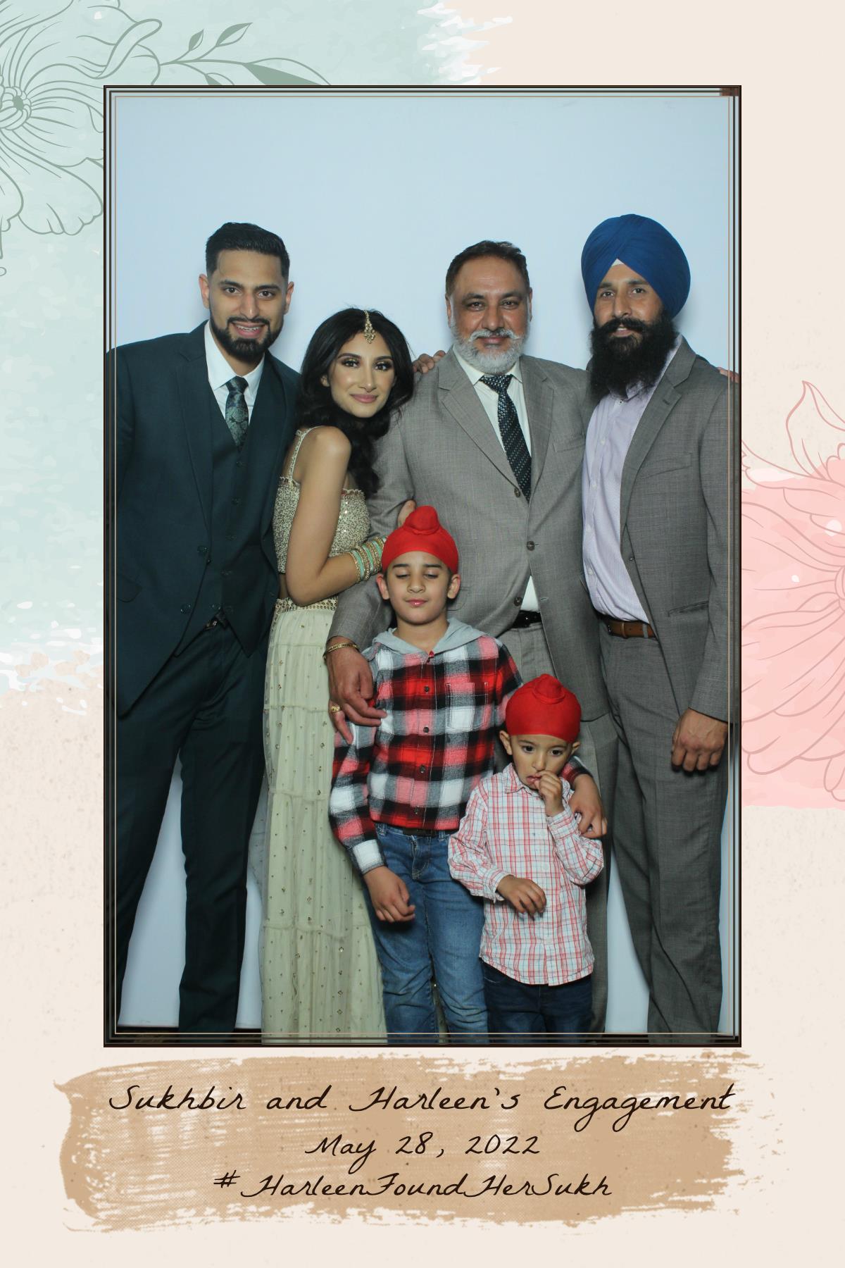 Sukhbir & Harleen's Engagement  | View more photos from the event at gallery.myselfiemirror.ca/u/romanmyselfiemirrorca/Sukhbir-Harleens-Engagement