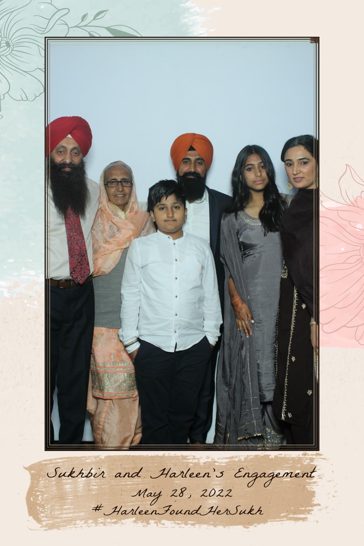 Sukhbir & Harleen's Engagement  | View more photos from the event at gallery.myselfiemirror.ca/u/romanmyselfiemirrorca/Sukhbir-Harleens-Engagement