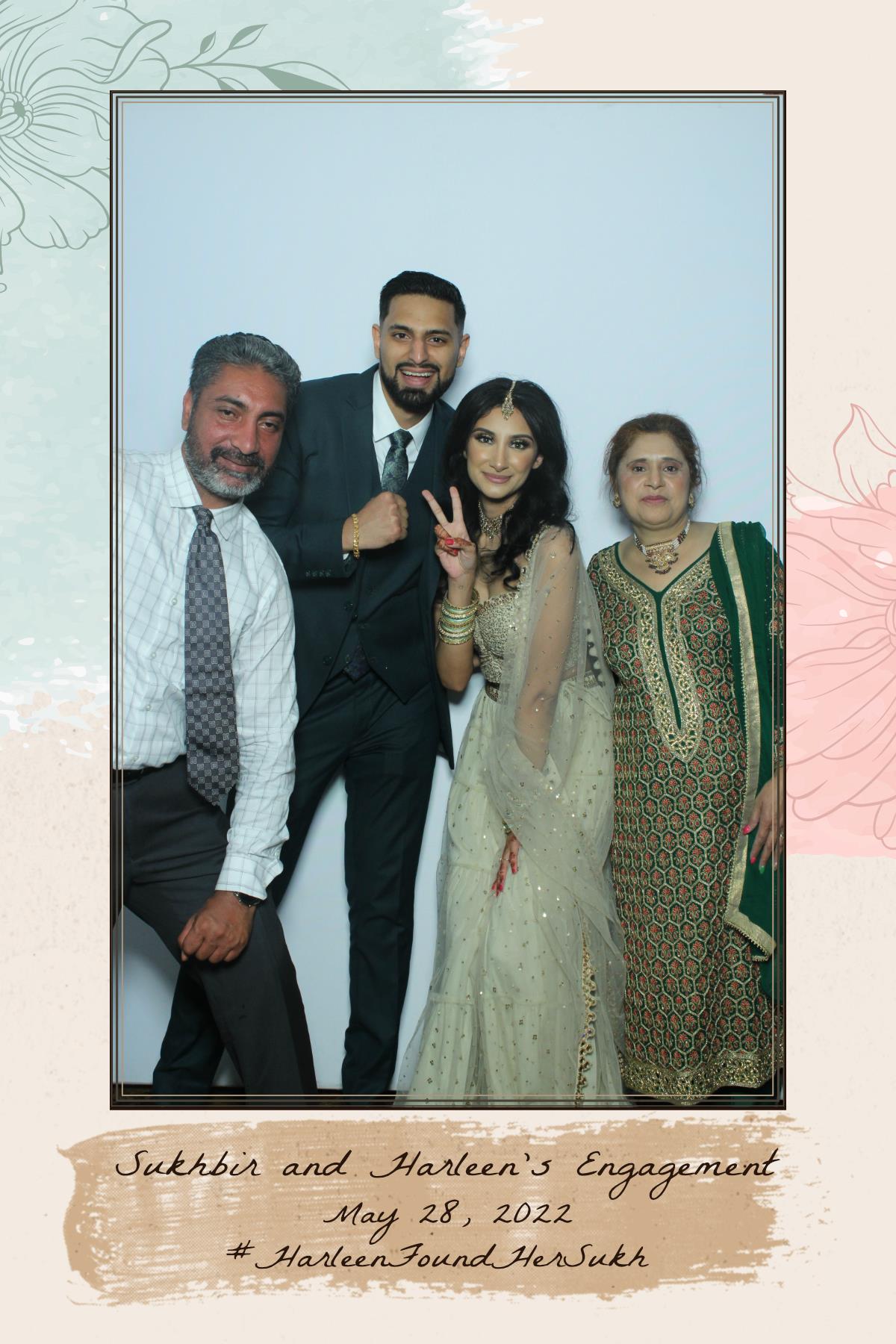 Sukhbir & Harleen's Engagement  | View more photos from the event at gallery.myselfiemirror.ca/u/romanmyselfiemirrorca/Sukhbir-Harleens-Engagement