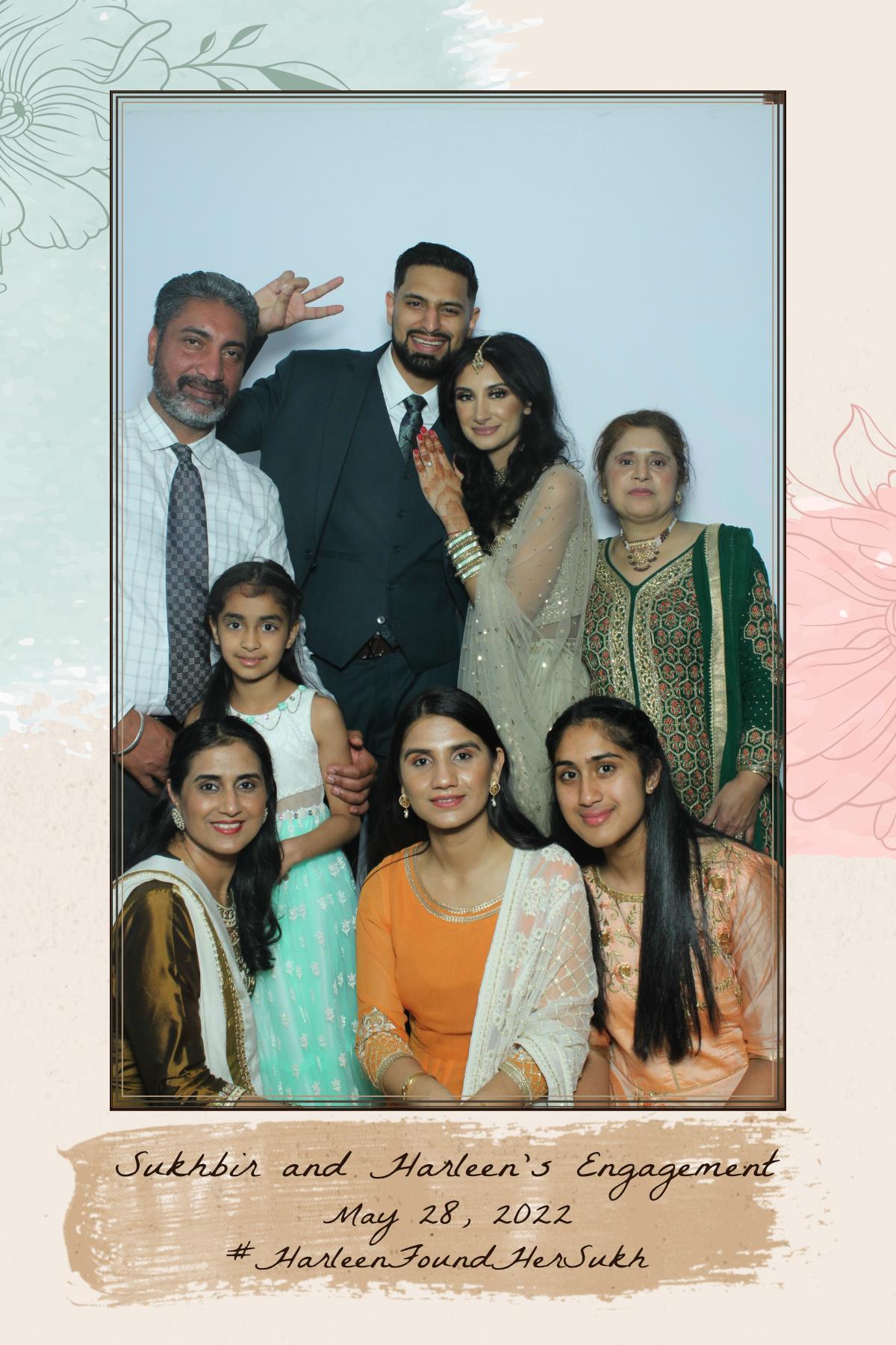 Sukhbir & Harleen's Engagement  | View more photos from the event at gallery.myselfiemirror.ca/u/romanmyselfiemirrorca/Sukhbir-Harleens-Engagement