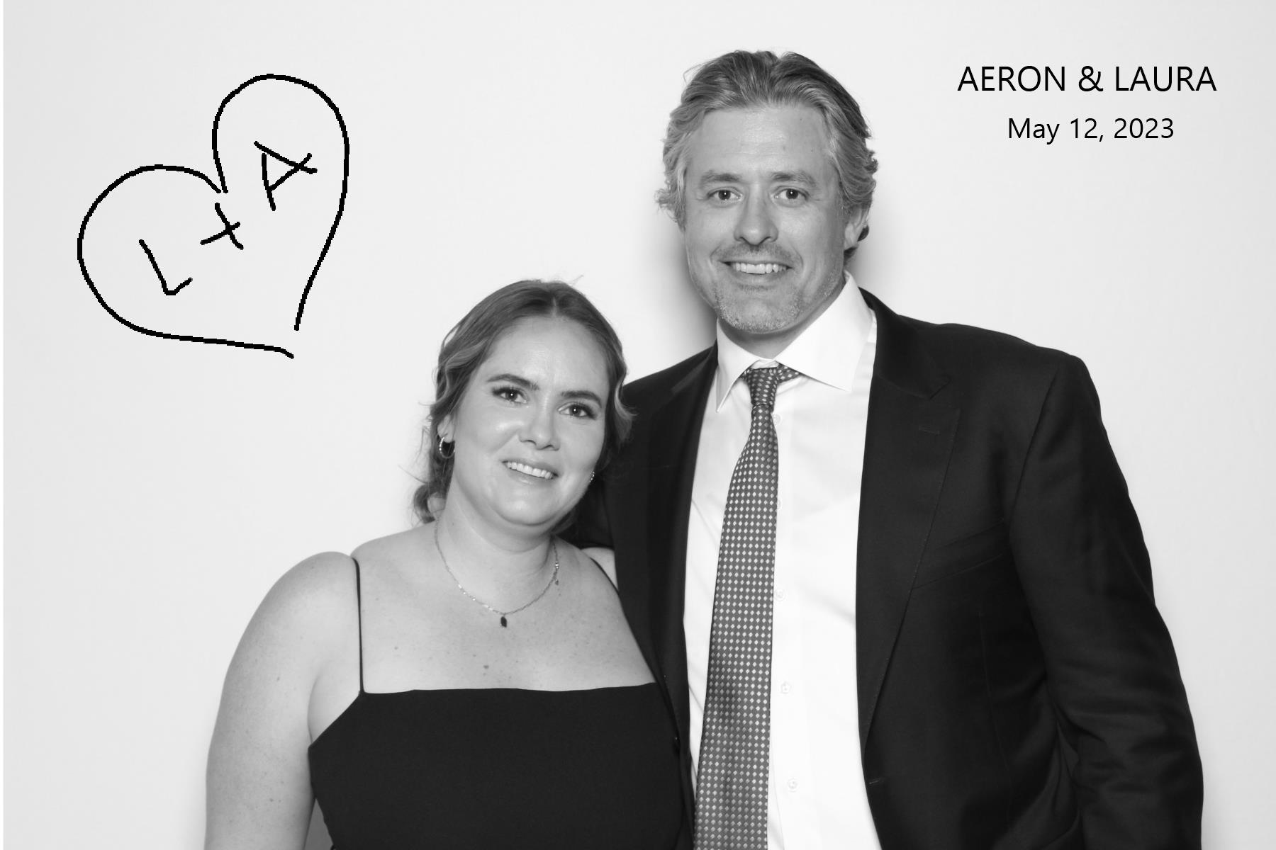 Aeron & Laura | View more photos from the event at gallery.myselfiemirror.ca/u/romanmyselfiemirrorca/Aeron-Laura