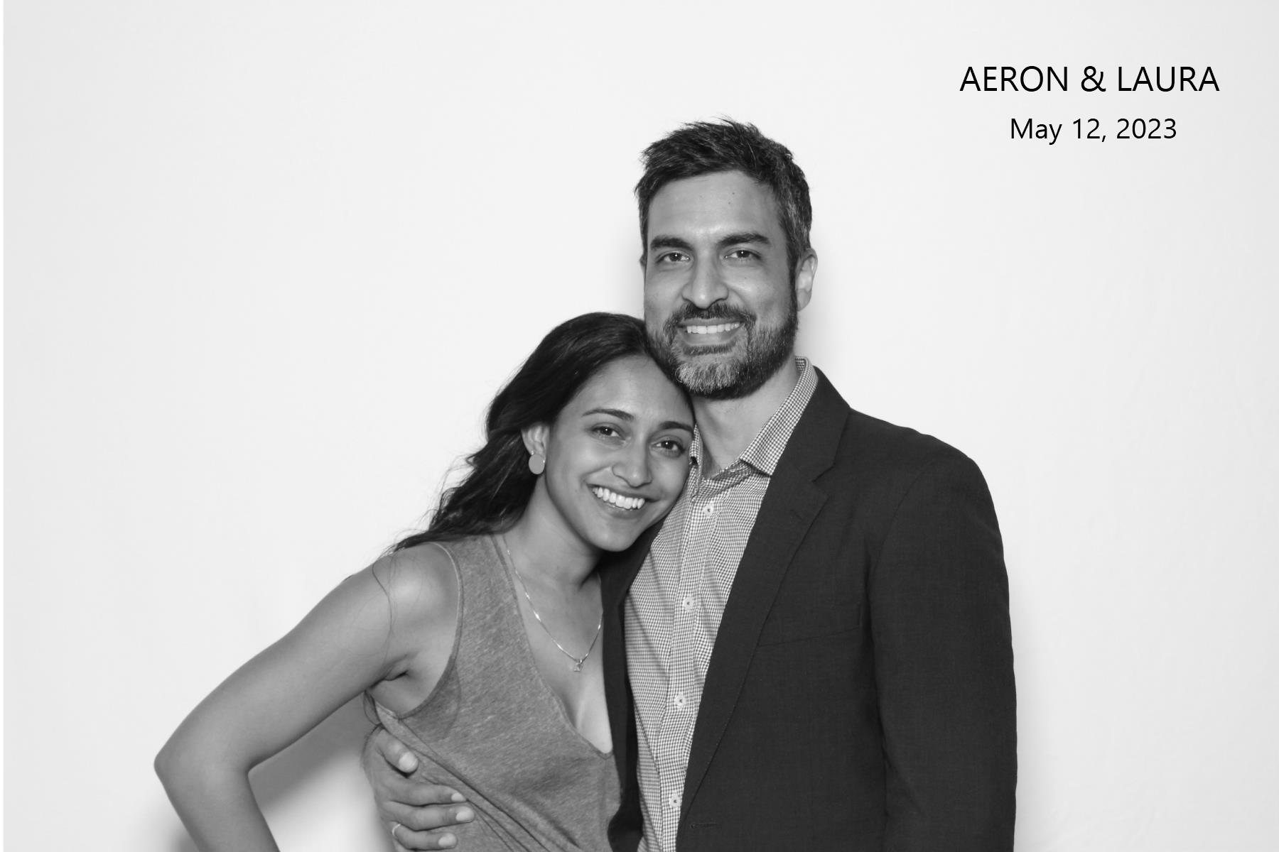 Aeron & Laura | View more photos from the event at gallery.myselfiemirror.ca/u/romanmyselfiemirrorca/Aeron-Laura